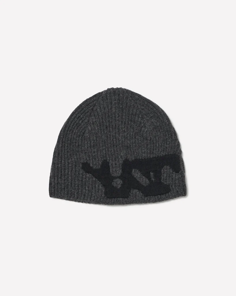 YDOT｜Ydot Asym Beanie/Merino "Charcoal"