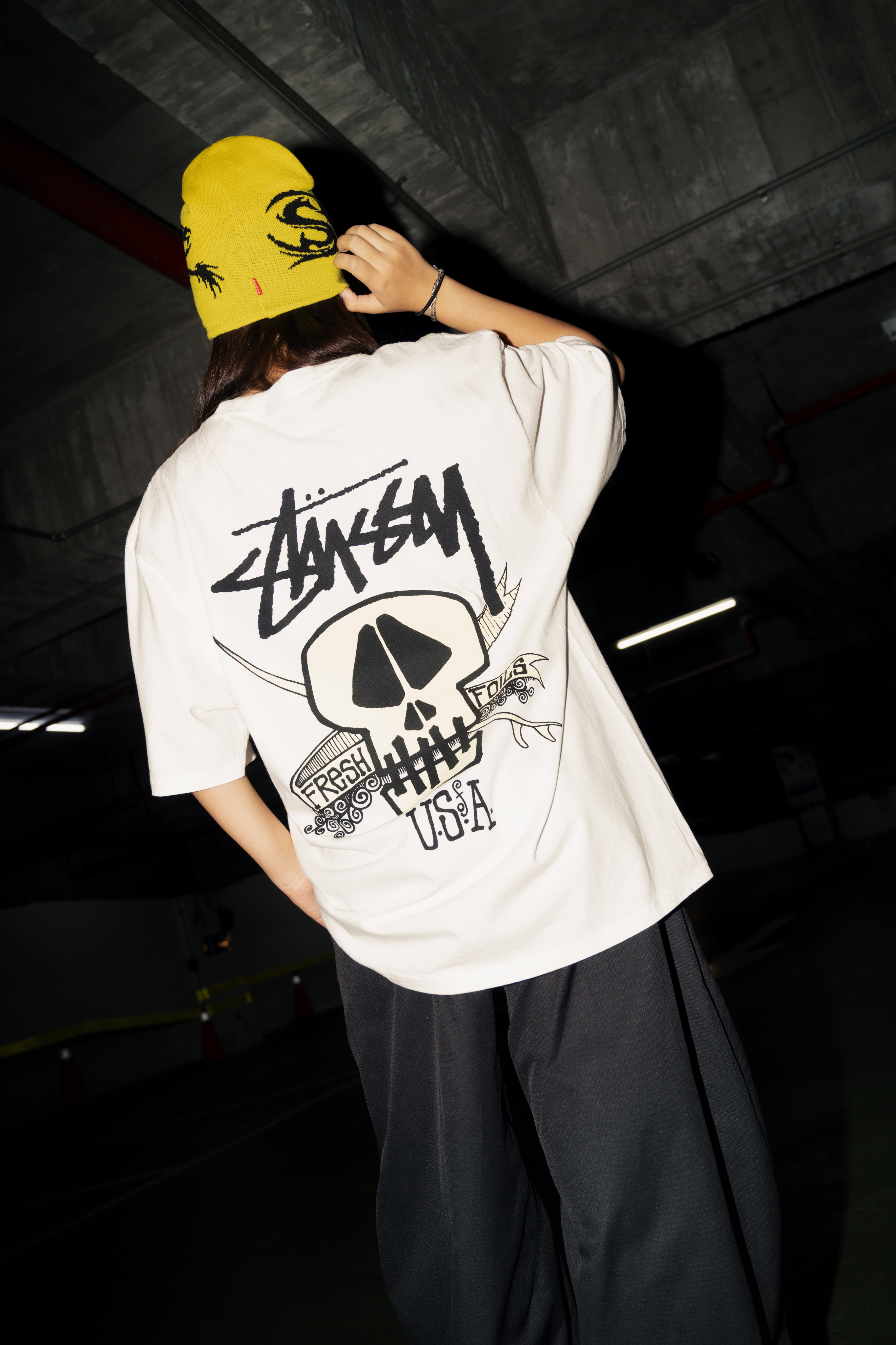 ☆ETW☆【EASY TO WEAR】STUSSY FRESH FOILS TEE 骷顱 短T 春夏