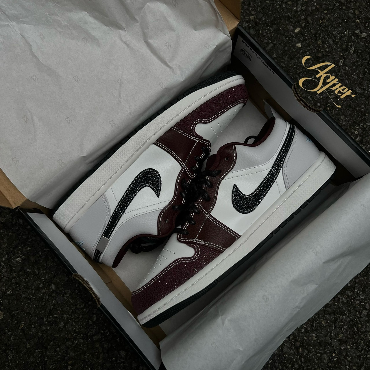 【官網限定】NIKE AIR JORDAN 1 LOW GCEL ''Vintage burgundy'' 復古酒紅 IZ5846-101 X