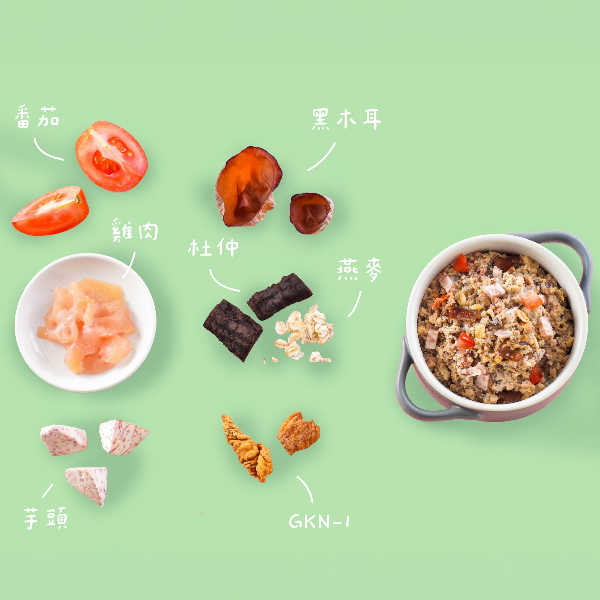 【漢方鮮食】雞肉燕麥－靈活不卡卡