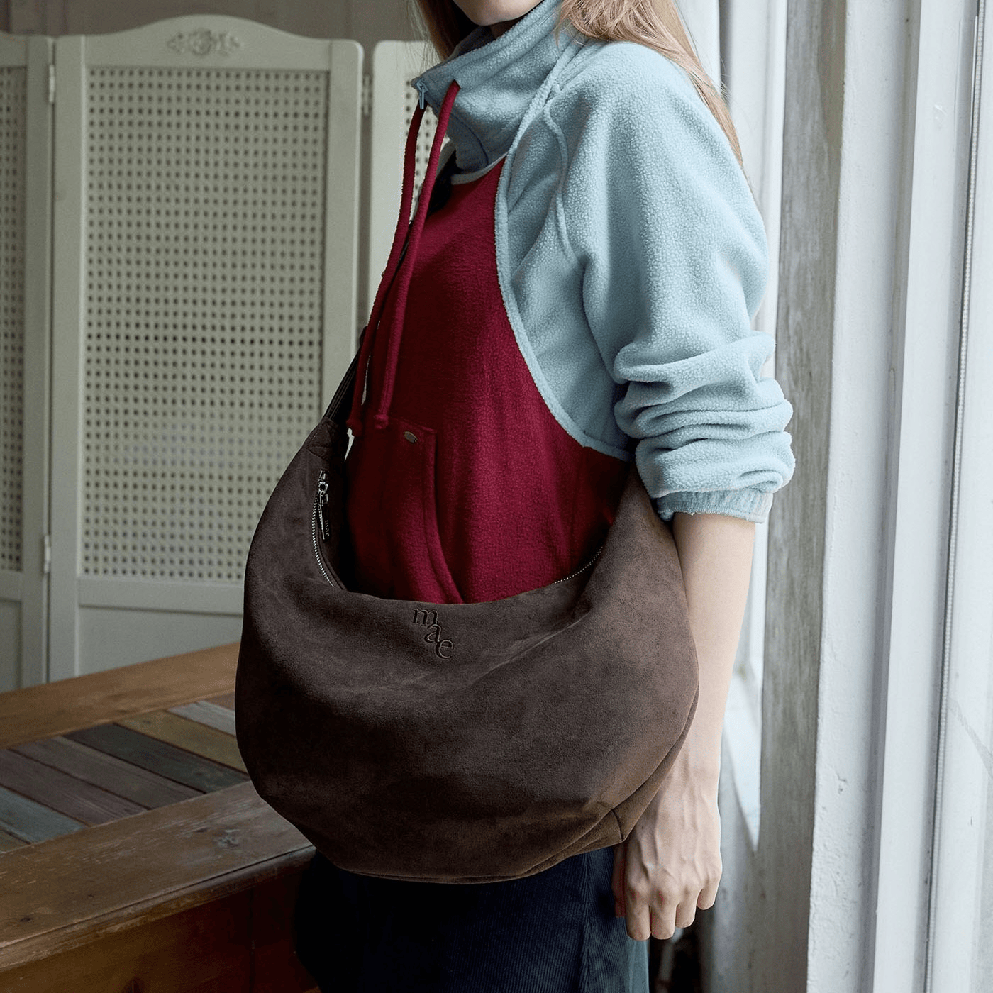 3日限定合作價 ✨1個入code再-$20✨3個再-$100✨ mucu and ebony (m.a.e)｜Becoming Suede Bag [3 colors] MU138