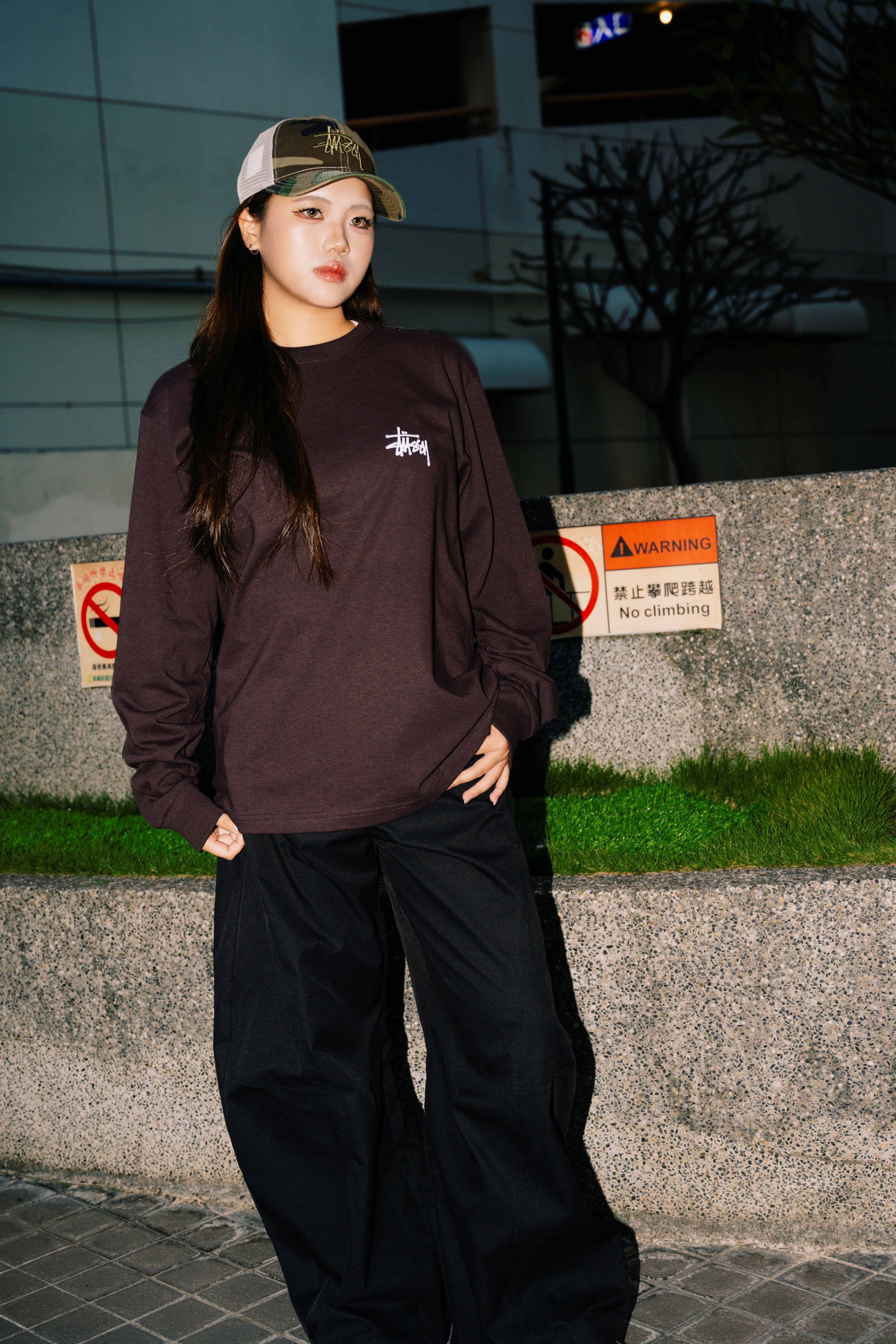☆ETW☆【EASY TO WEAR】STUSSY BASIC STÜSSY LS TEE 長袖 秋冬 薄長袖