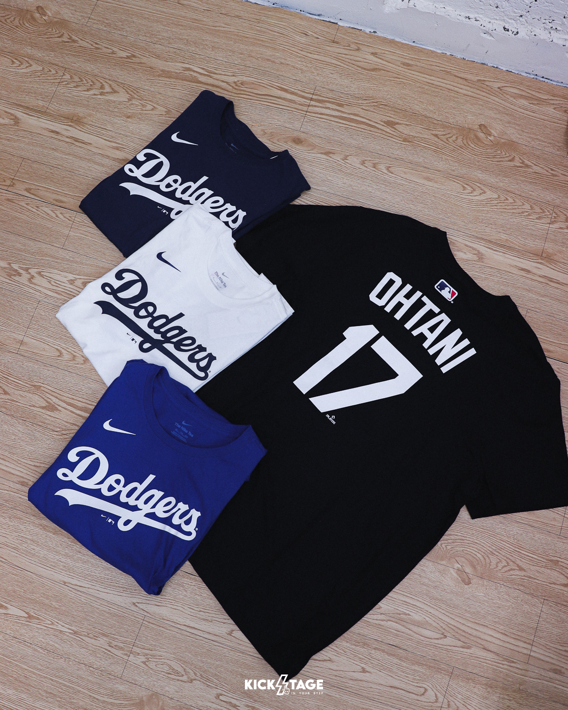 [門市現貨] NIKE X Los Angeles Dodgers 洛杉磯 道奇隊 球員版 大谷翔平 Ohtani 17 短TEE