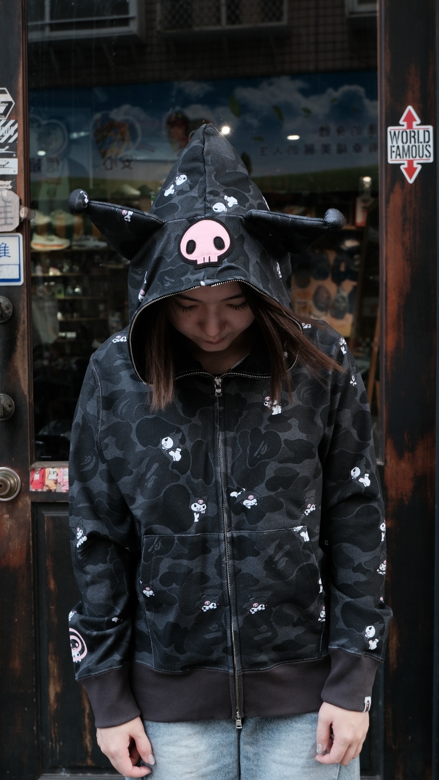 Bape X Hello Kitty X Kuromi 庫洛米 鯊魚外套