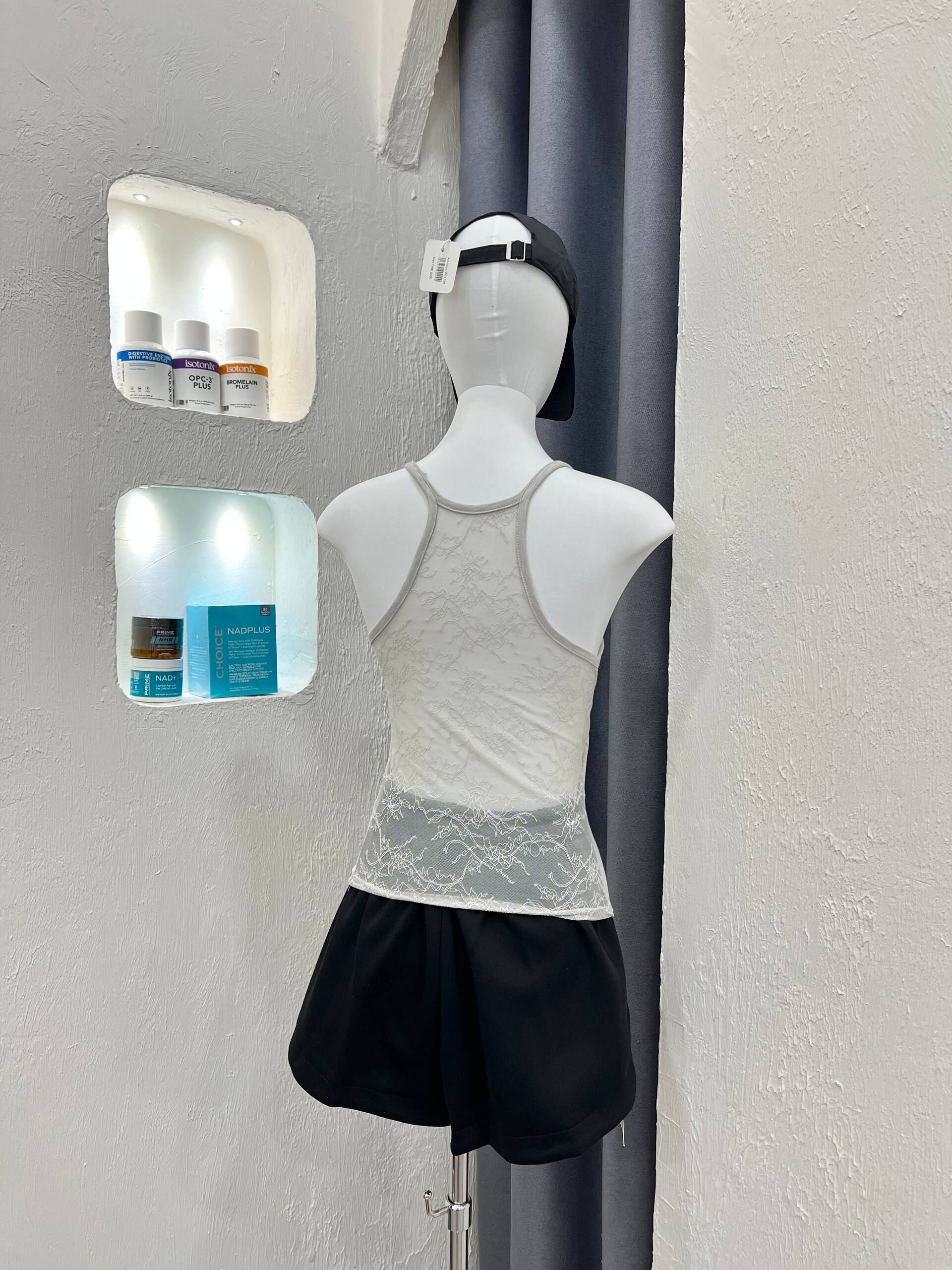 Back Transparent Tank Top