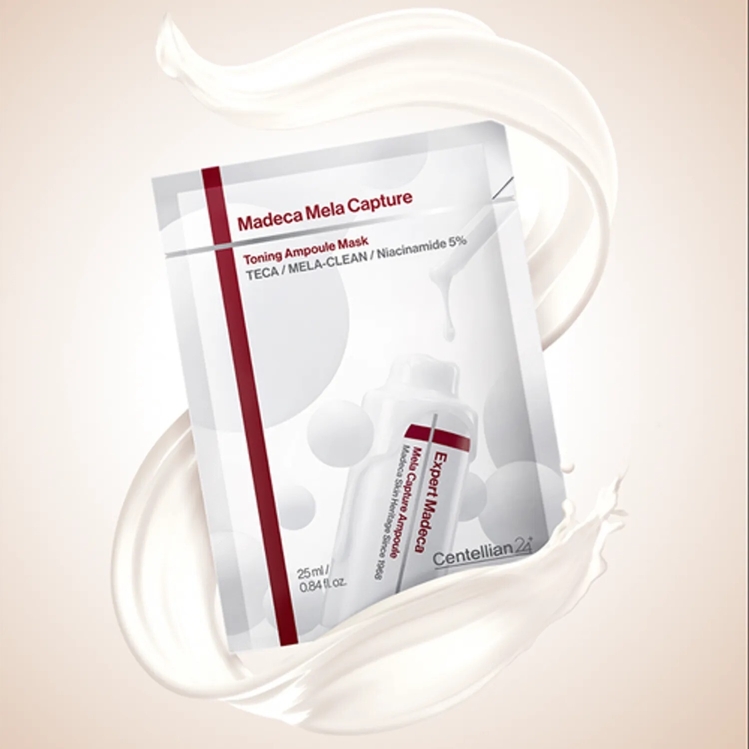 Centellian24 Madeca Mela Capture Toning Ampoule Mask 4ea