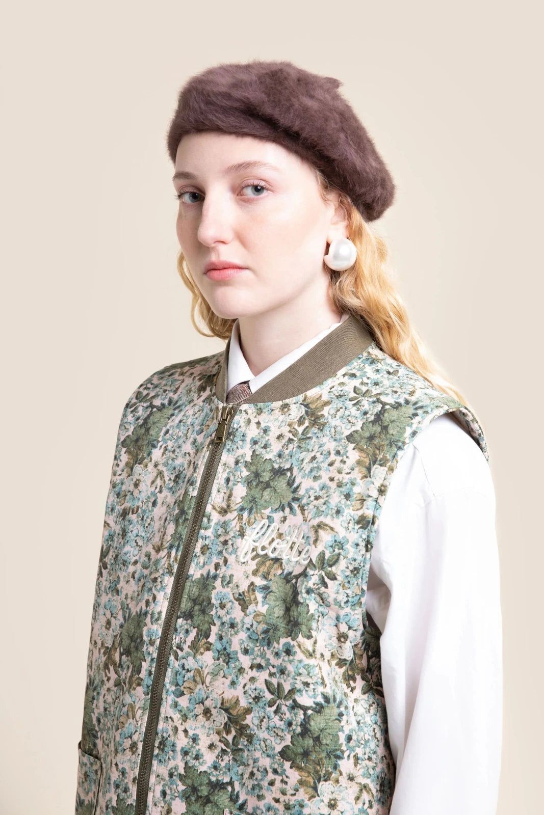 1FT1007-013 [FLOTTE] Turot 刺繡無袖背心 伊甸園 #26058 (EU)
