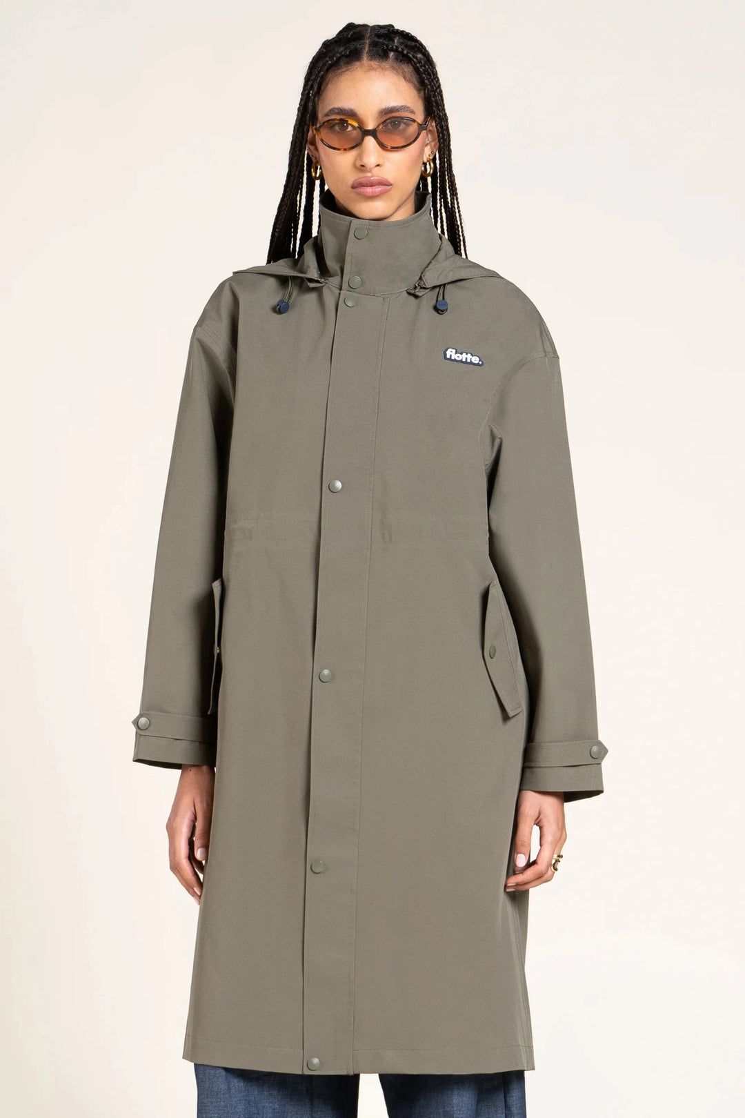 1FT1007-031 [FLOTTE] Solferino Long Parka Khaki #26025 (EU)