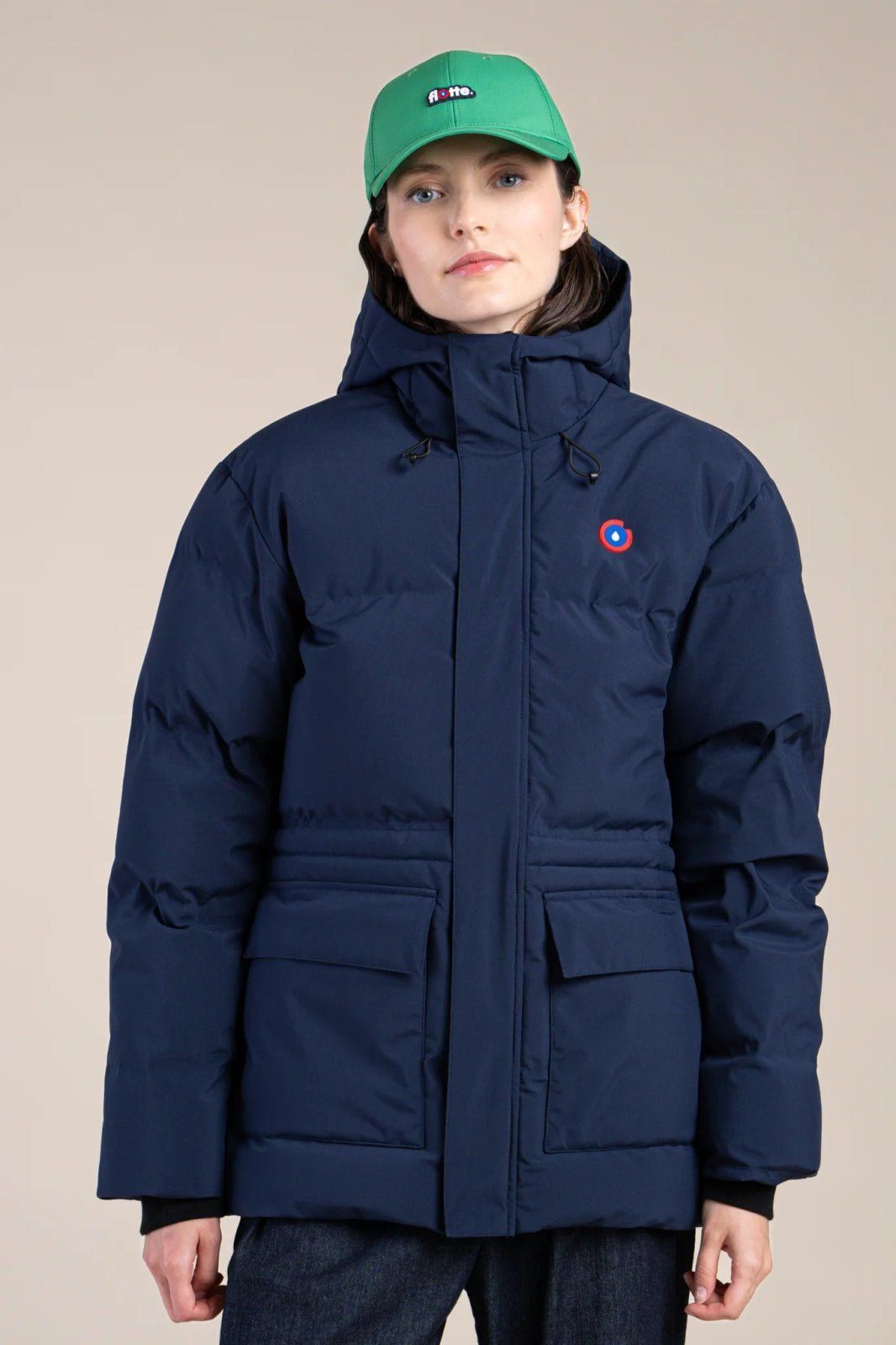 1FT1007-053 [FLOTTE] Victoire Warm Down Jacket Indigo #24002 (EU)