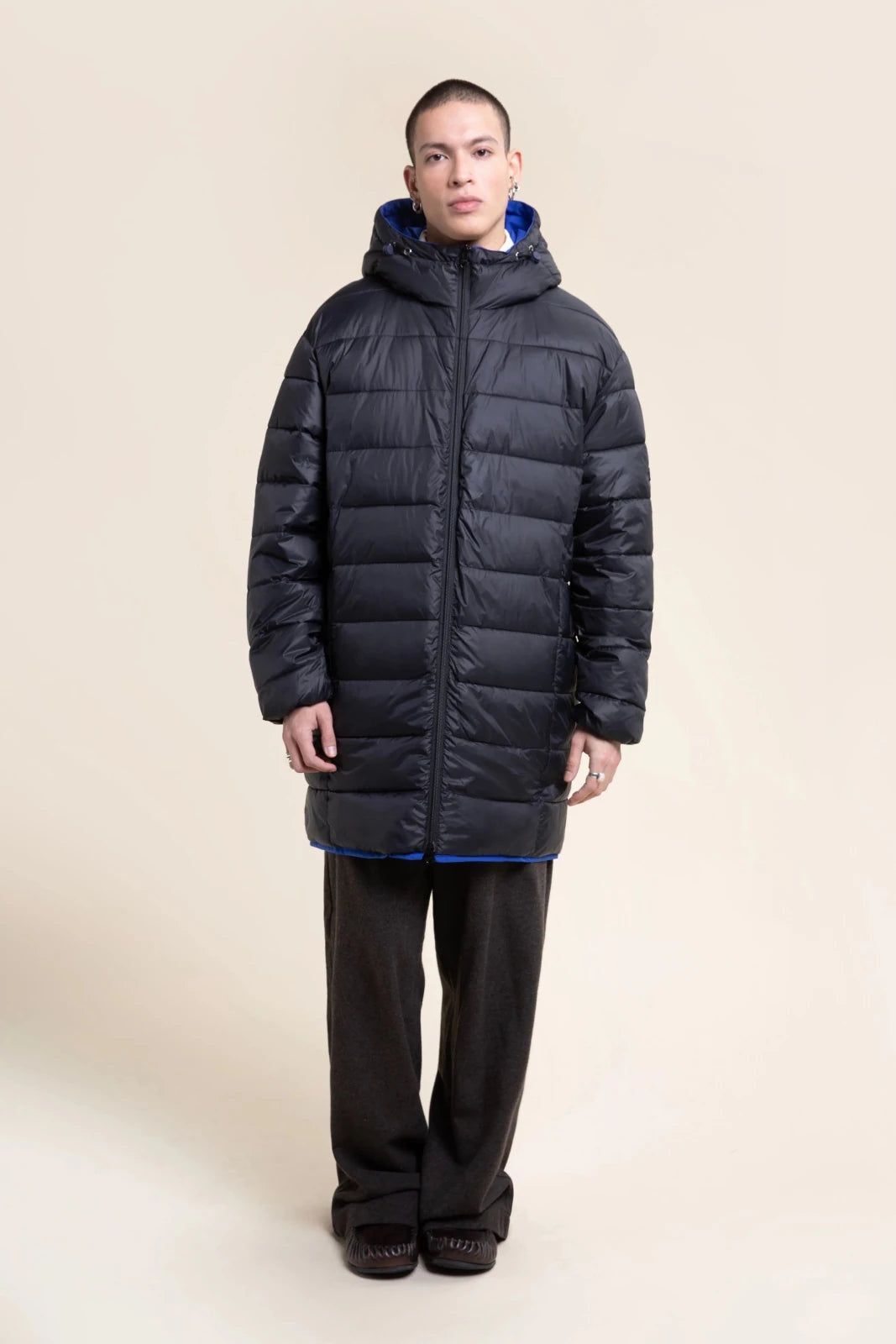 1FT1007-049 [FLOTTE] Varennes Reversible Down Jacket Waterproof Royal Blue #25053 (EU)