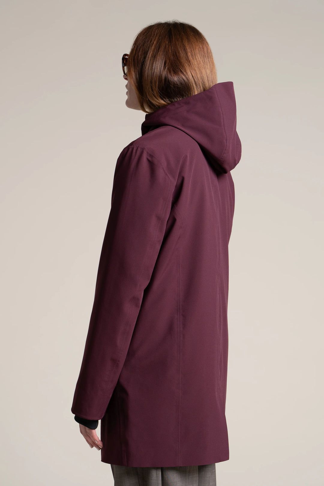 1FT1007-064 [FLOTTE] Beaubourg Long Parka Plum #24021 (EU)