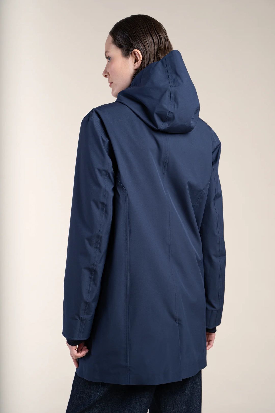 1FT1007-067 [FLOTTE] Beaubourg Long Parka Indigo #24021 (EU)