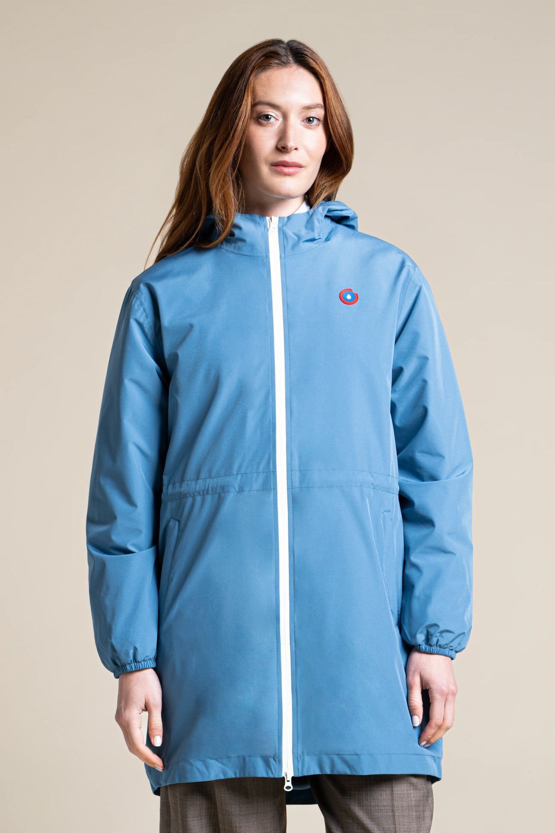 1FT1007-078 [FLOTTE] Pompidou Waterproof Parka With Fleece Lining Storm #21028 (EU)
