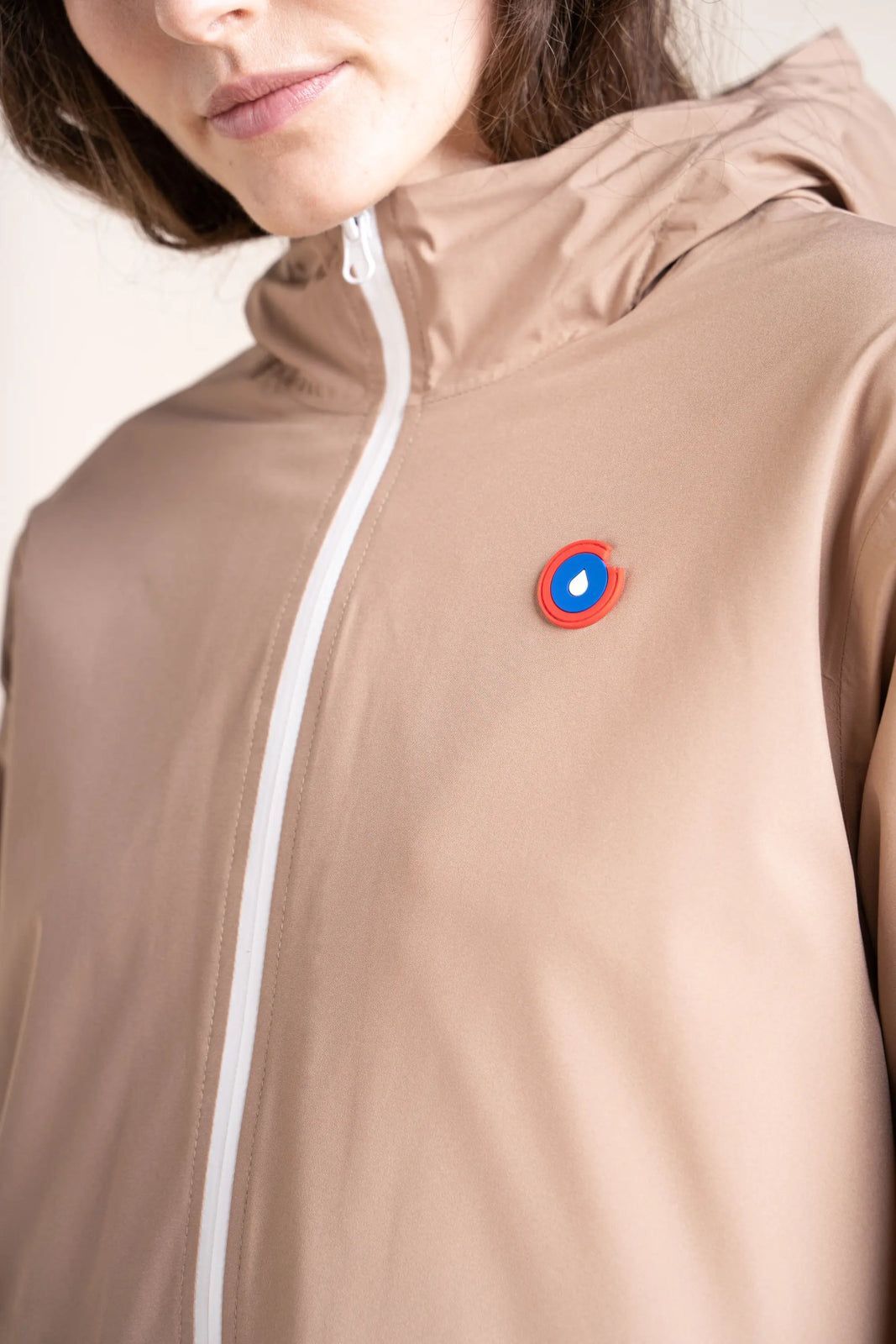 1FT1007-079 [FLOTTE] Lazare Water-Resistant And A Short Fleece-Lined Windbreaker Sahara #22084 (EU)
