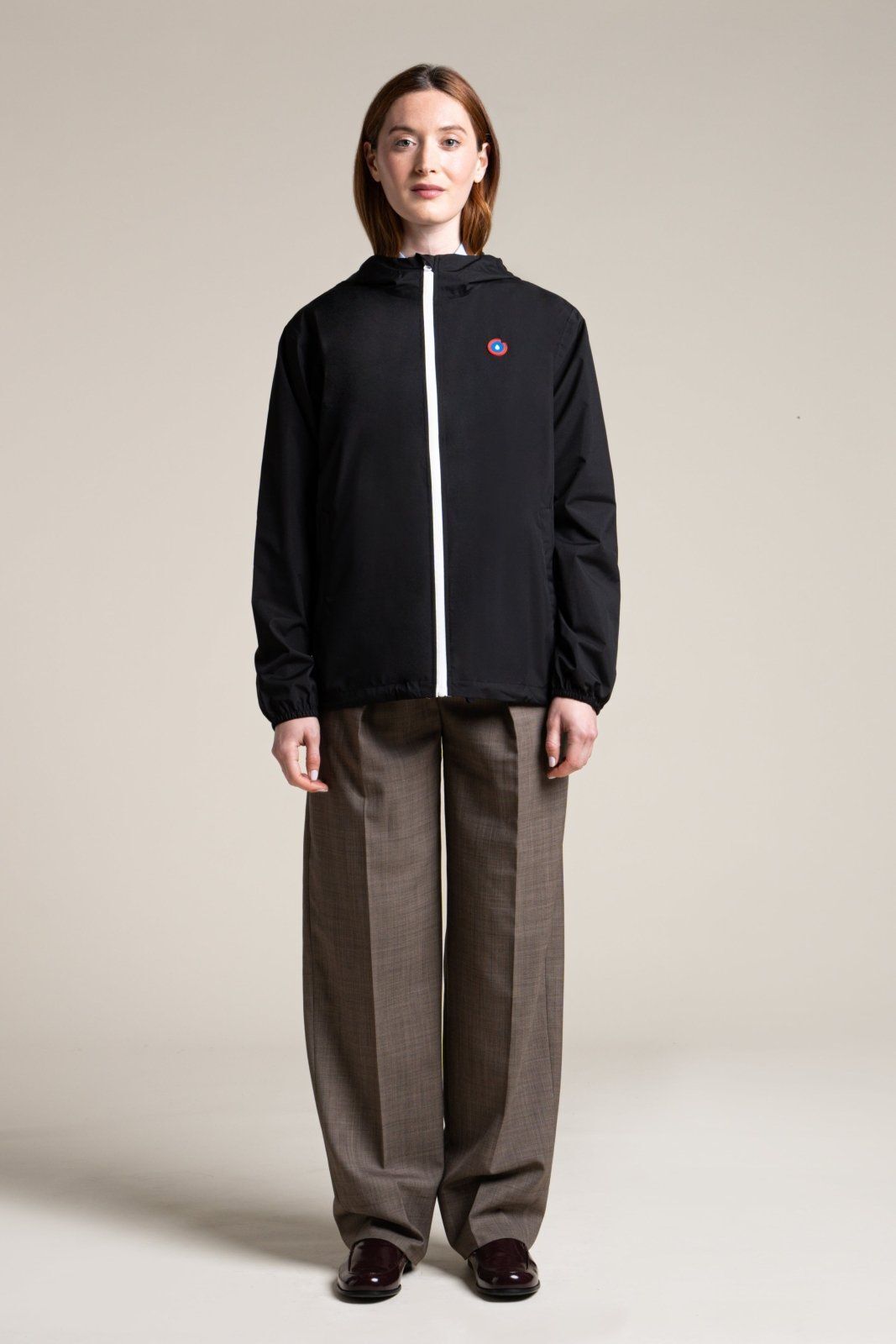 1FT1007-102 [FLOTTE] Passy Water-Resistant And A Compact Windbreaker Black #20007 (EU)