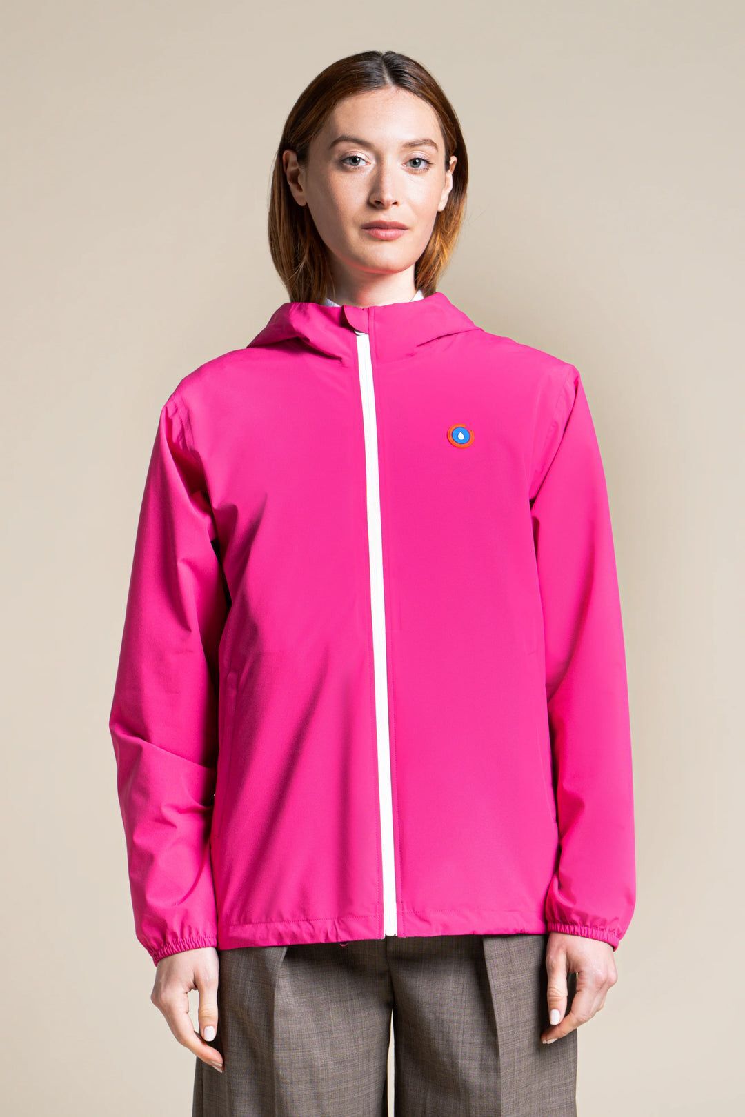 1FT1007-103 [FLOTTE] Passy Water-Resistant And A Brief Windbreaker Fuchsia #20007 (EU)