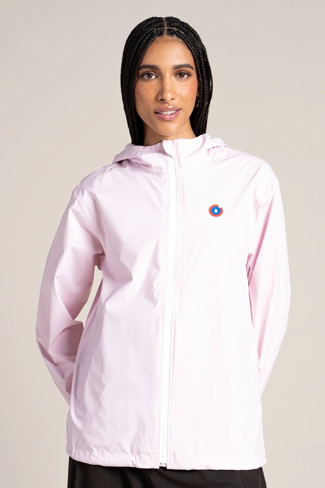 1FT1007-106 [FLOTTE] Passy Water-Resistant And A Brief Windbreaker Marshmallow #20007 (EU)