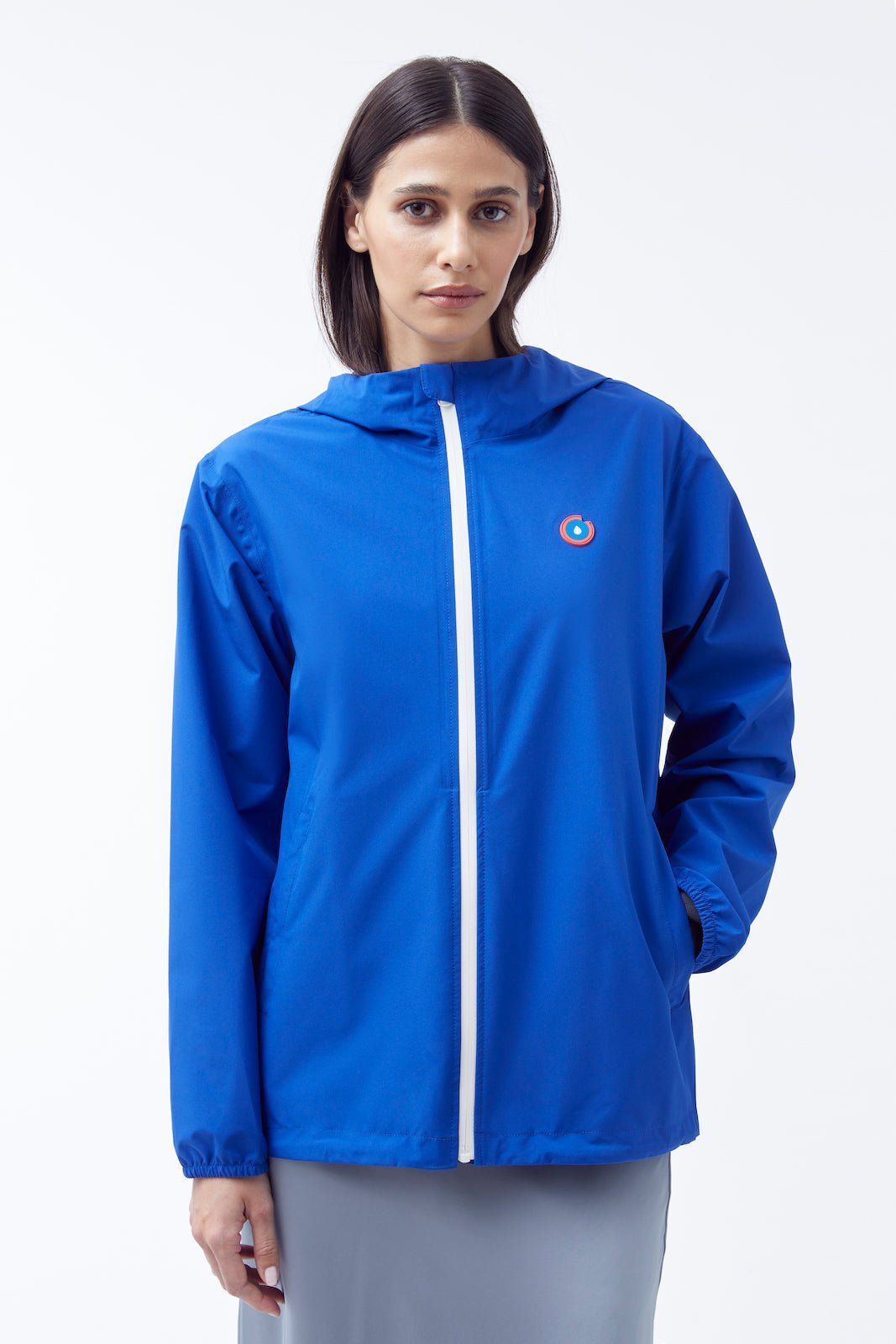 1FT1007-107 [FLOTTE] Passy Water-Resistant And A Brief Windbreaker Royal Blue #20007 (EU)
