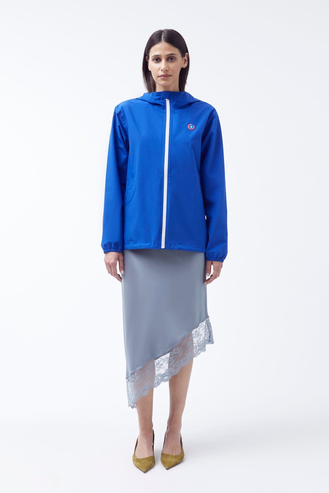 1FT1007-107 [FLOTTE] Passy Water-Resistant And A Brief Windbreaker Royal Blue #20007 (EU)