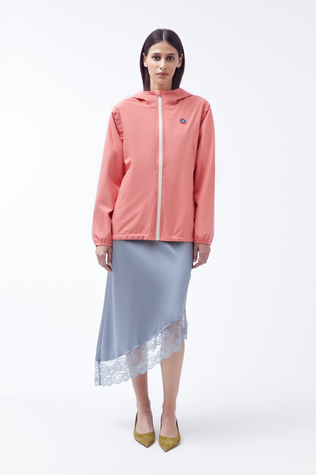 1FT1007-111 [FLOTTE] Passy Water-Resistant And A Brief Windbreaker Coral #20007 (EU)