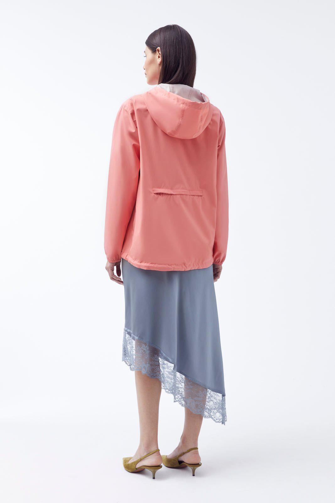 1FT1007-111 [FLOTTE] Passy Water-Resistant And A Brief Windbreaker Coral #20007 (EU)