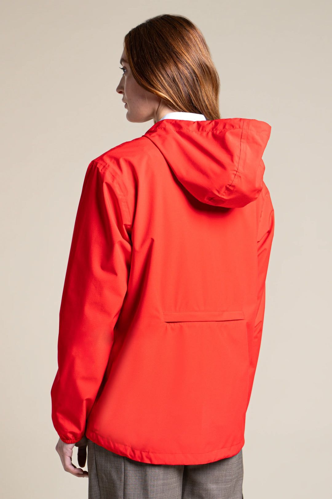 1FT1007-112 [FLOTTE] Passy Water-Resistant And A Brief Windbreaker Red #20007 (EU)