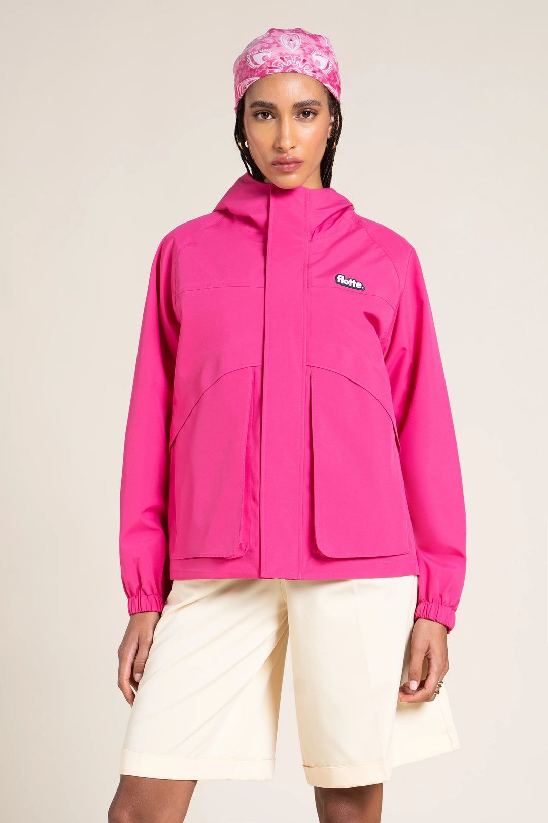 1FT1007-178 [FLOTTE] Breguet Waterproof Jacket Fuschia #26024 (EU)