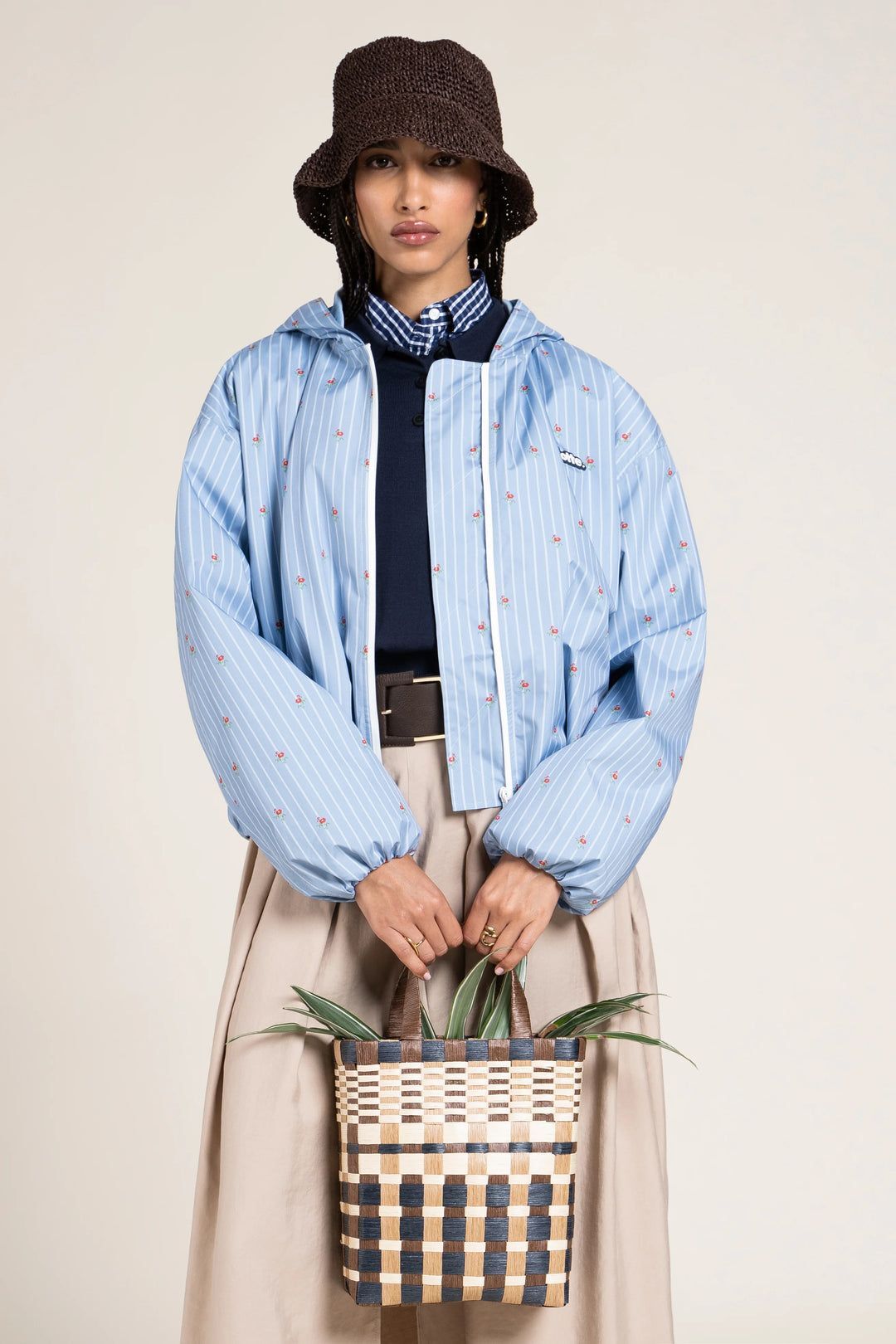 1FT1007-189 [FLOTTE] Darius Waterproof Bomber Jacket Oxford Bleu #26023 (EU)