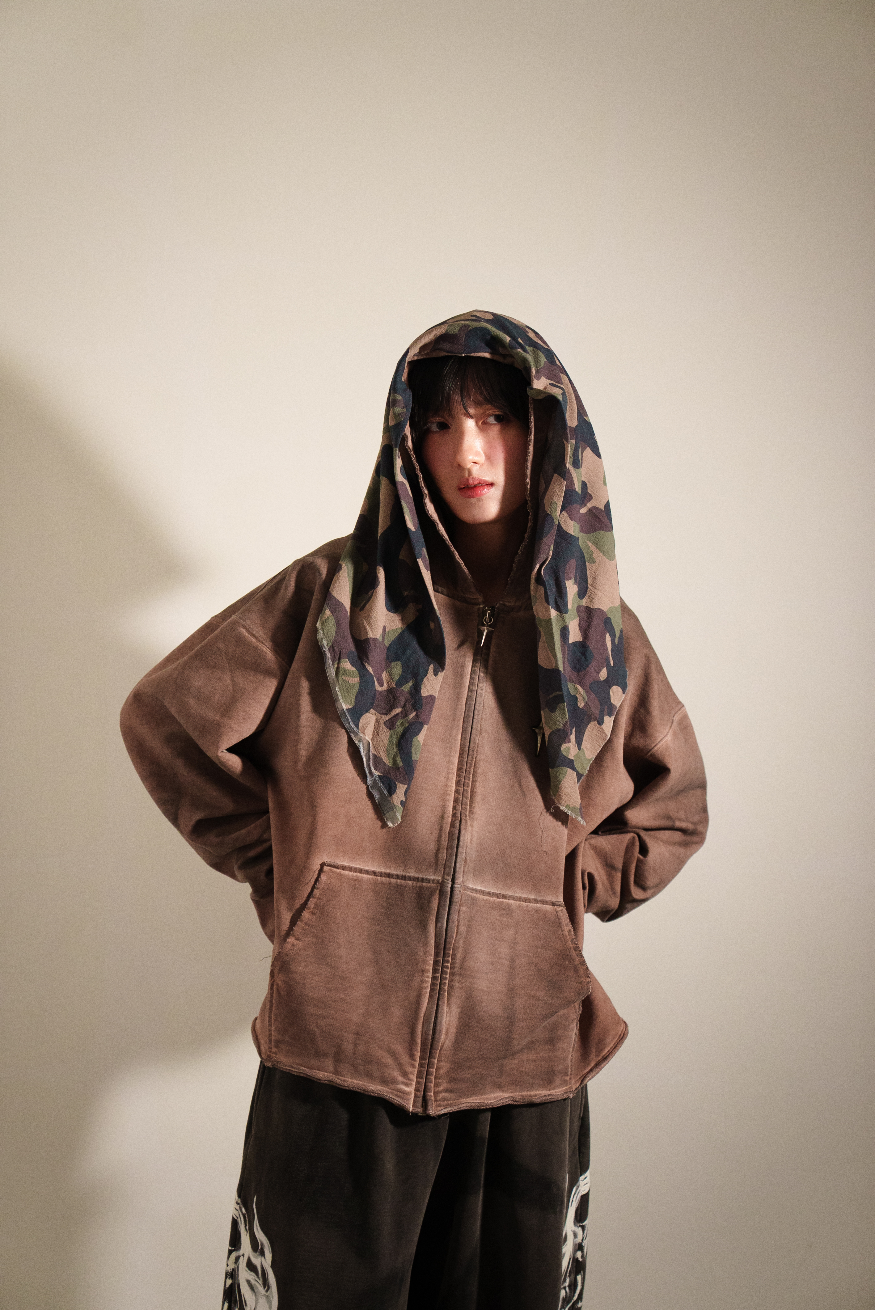 【Focus Store】現貨 Thug Club Creed Scarf Hooded Zip-up Hoodie 連帽拉鏈外套 兩色
