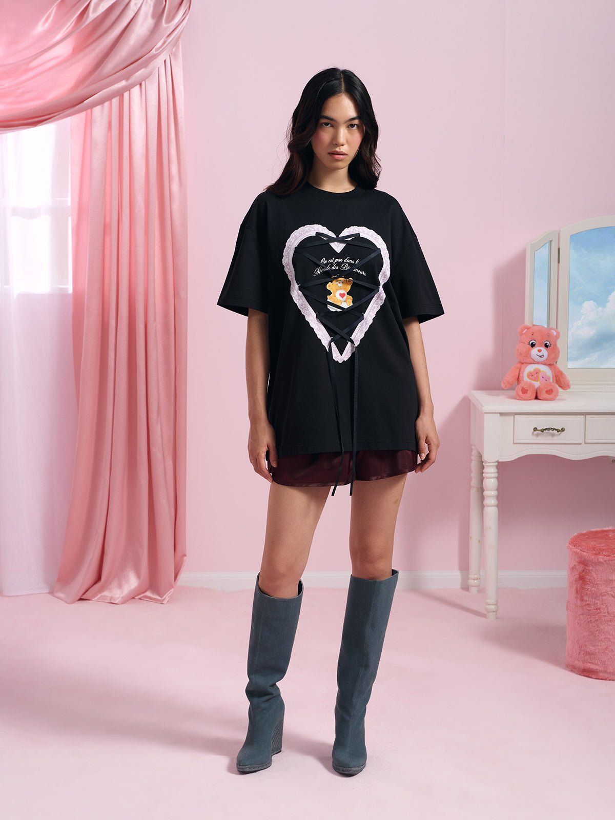 1FT1007-216 [FLOTTE] Candie Care Bear T恤 漸層色 #26417 (EU)