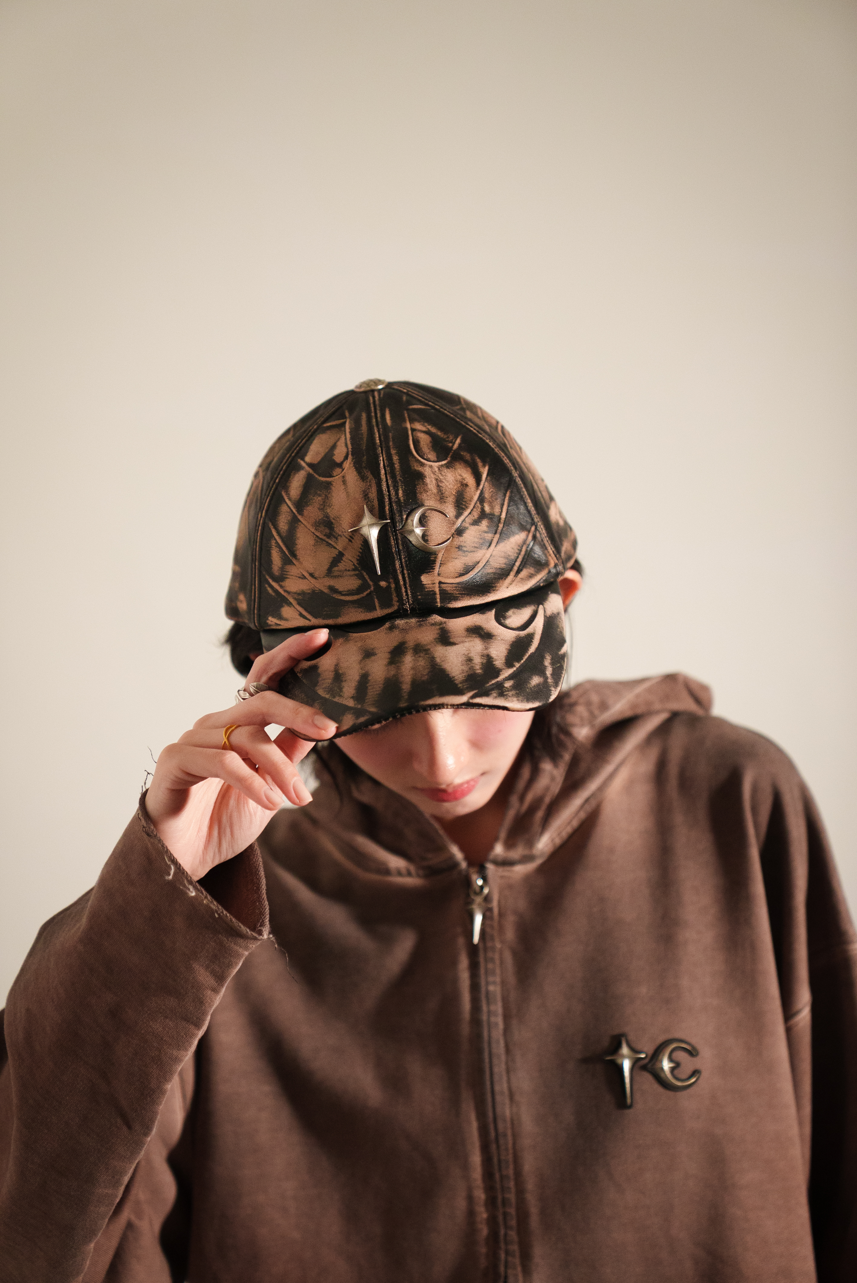 【Focus Store】現貨 Thug Club FW26 Leather Chopper Cap 帽子 兩色