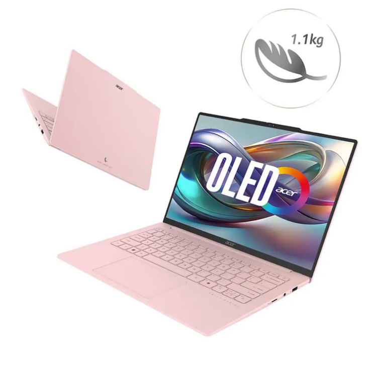 宏碁 ACER Swift Air SFA14-71M-5001 14吋極輕薄筆電 U5-125H/16G/512G/W11 柔霧粉