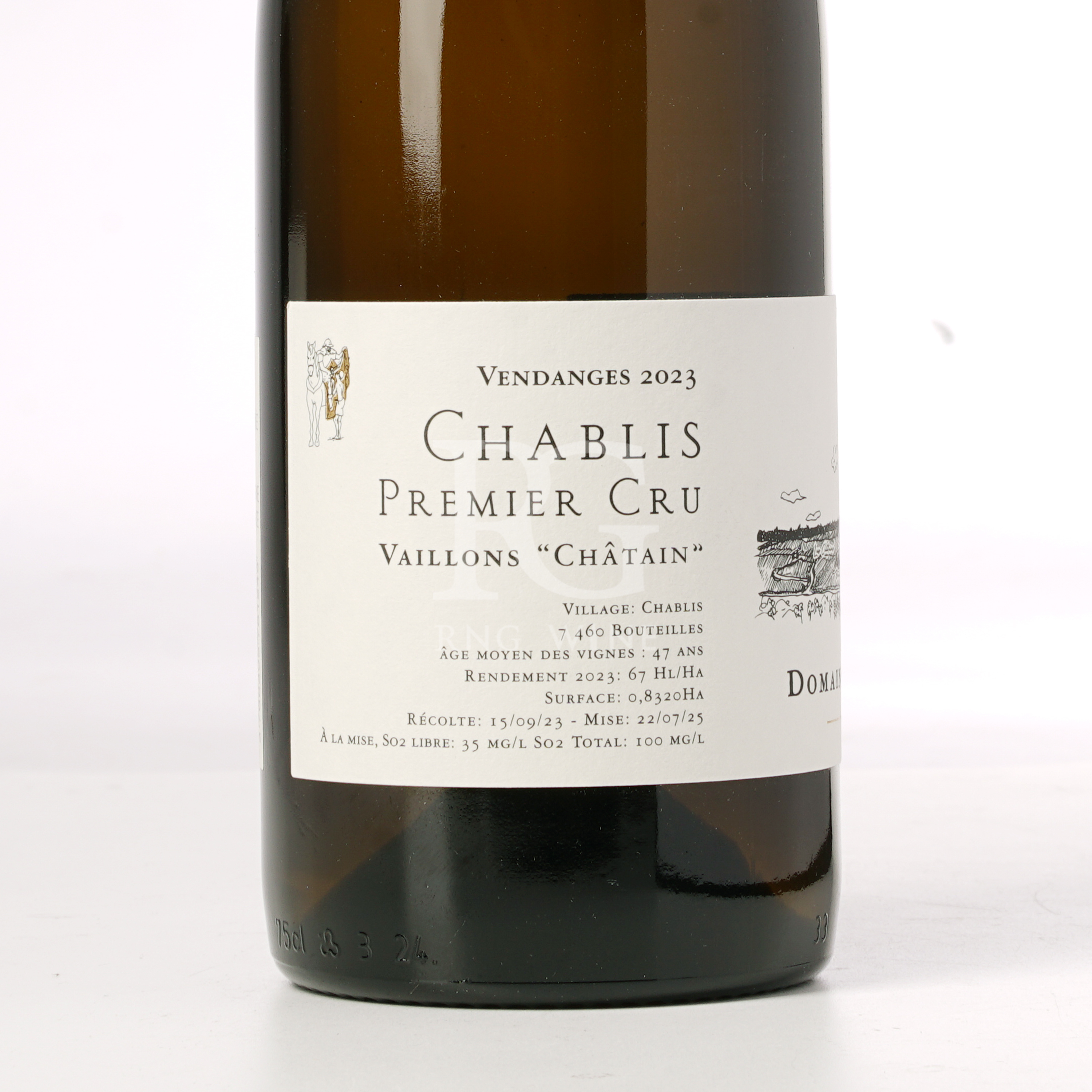 Jean et Sebastien Dauvissat Chablis 1er Cru Vaillons 2023