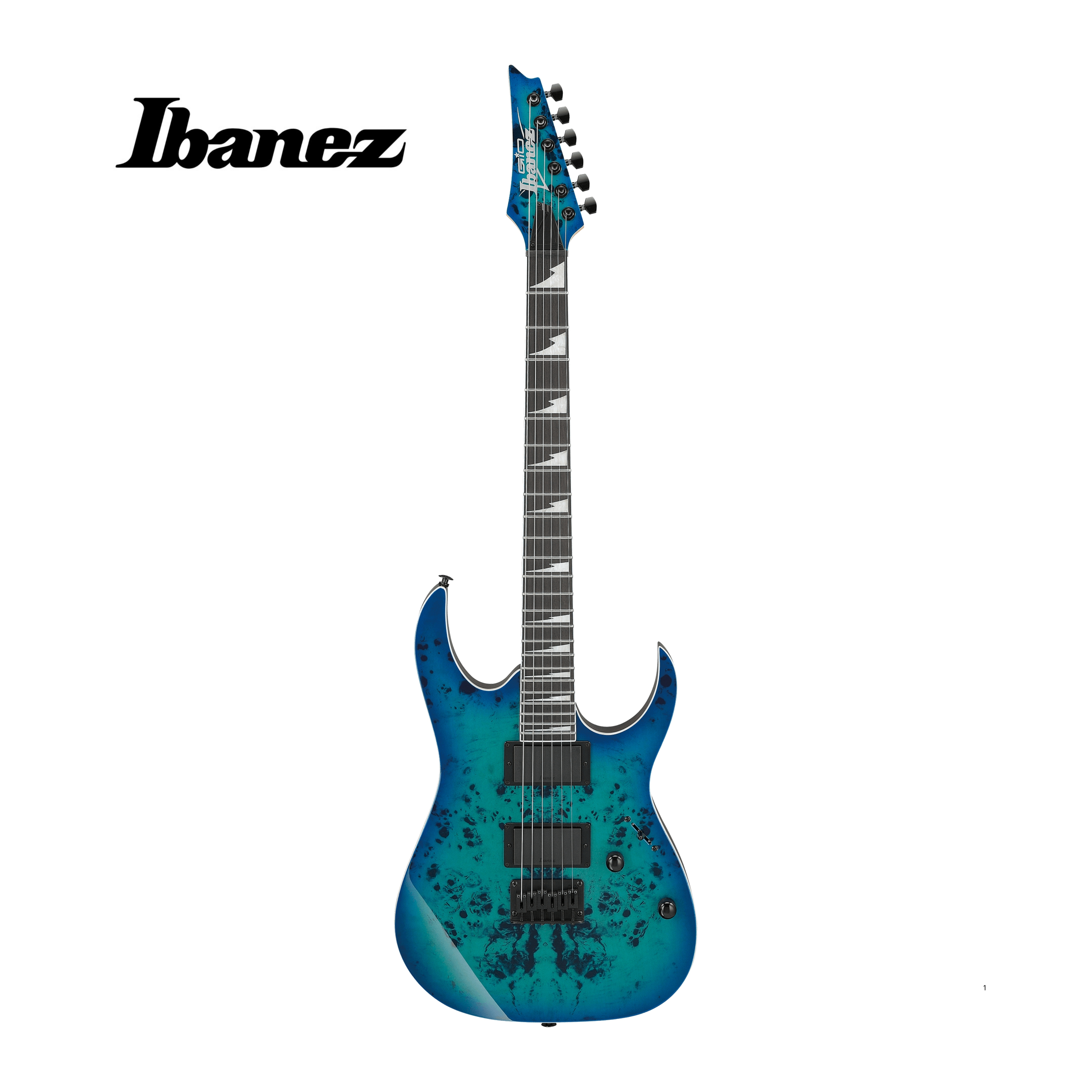 Ibanez GRGR221PA-ABQ 爆裂藍 楓木琴頸 IBZ-6拾音器 電吉他