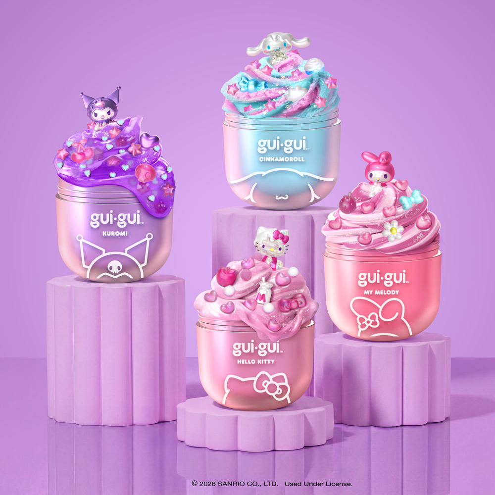 GUI GUI瑰瑰史萊姆-Hello Kitty and Friends  隨機一入
