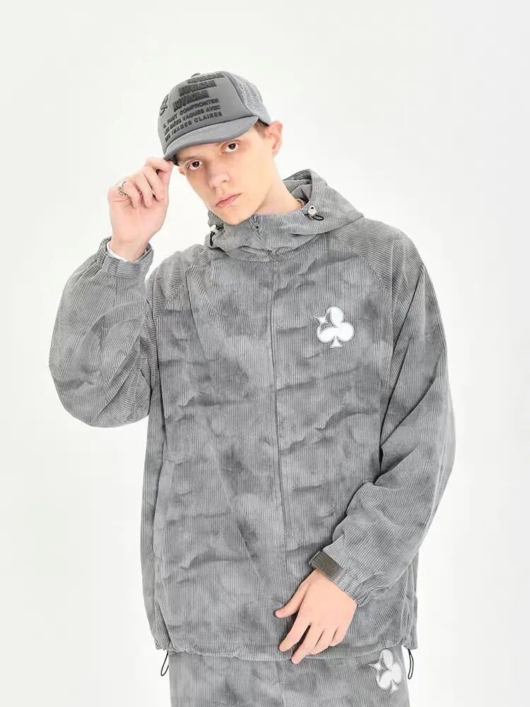TSKY Landscape Dye Corduroy Hooded Jacket