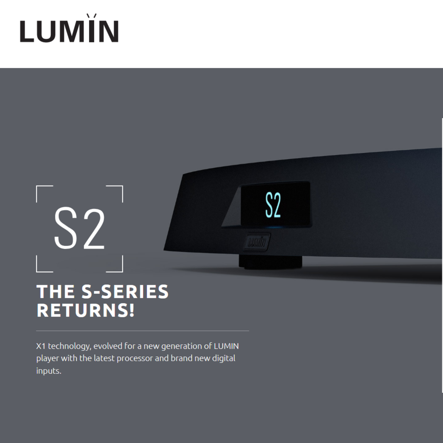 【2026 NEW MODEL】Lumin S2 Network Streamer
