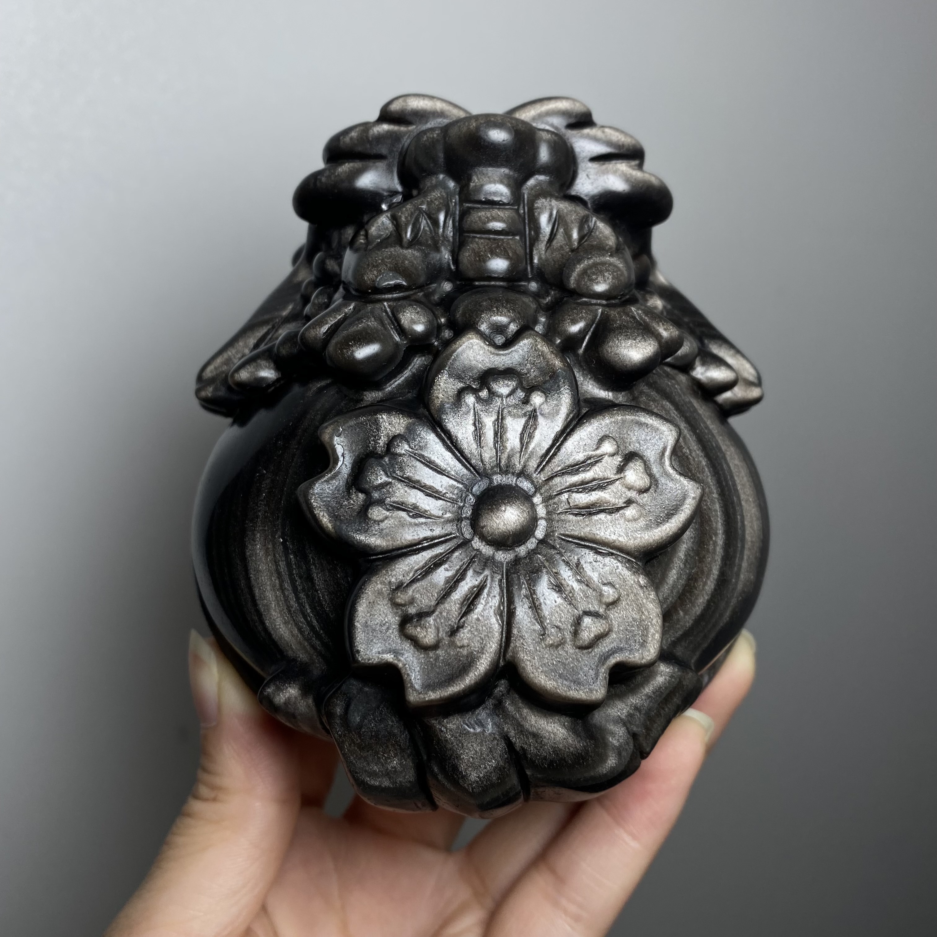 銀曜石櫻花龍龜