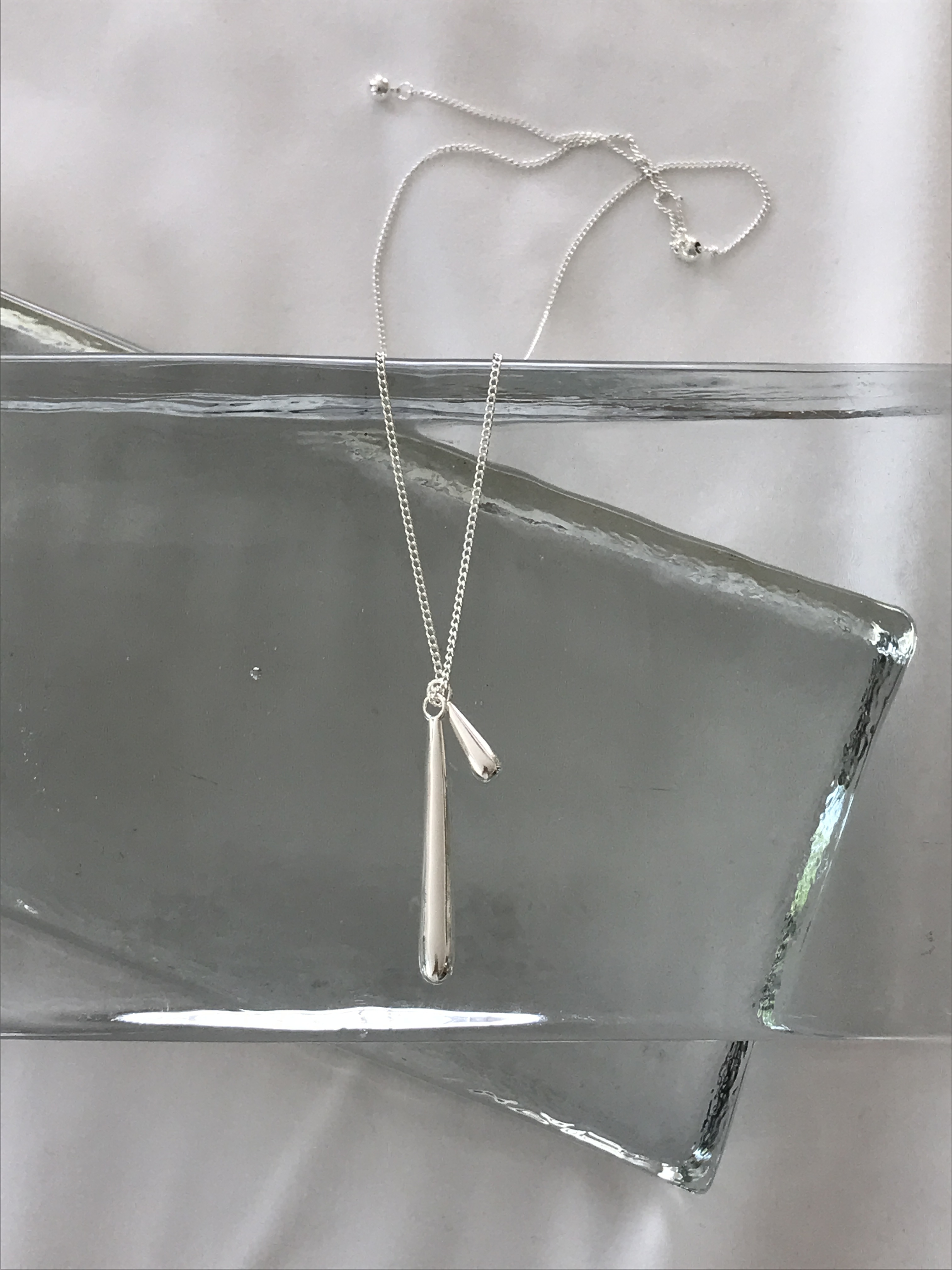 雙墜飾項鍊