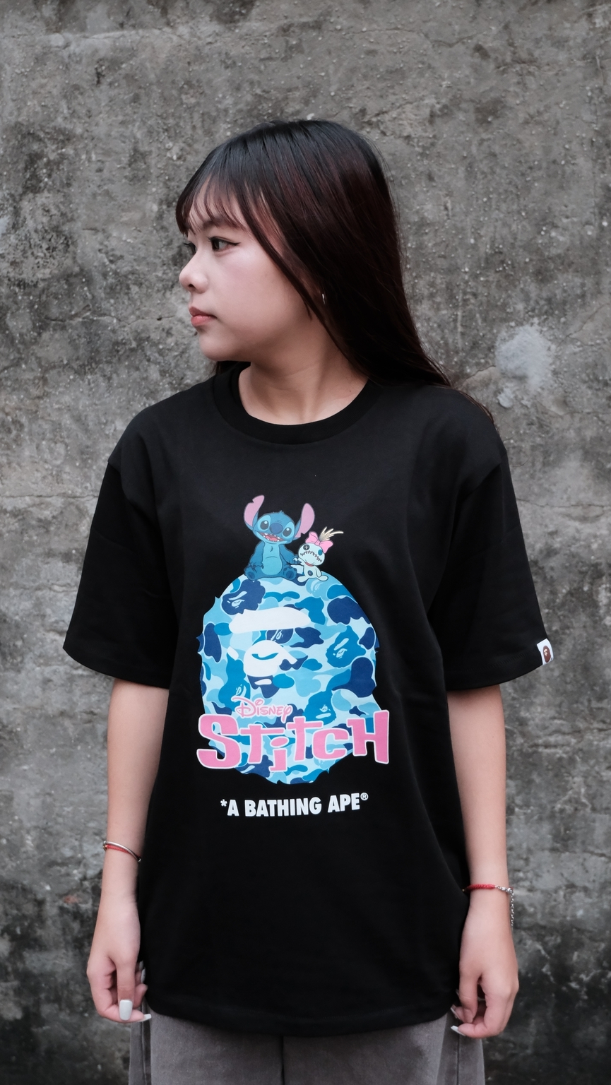 BAPE × STITCH 聯名款 史迪奇 大猿人頭 短TEE 1M731100913