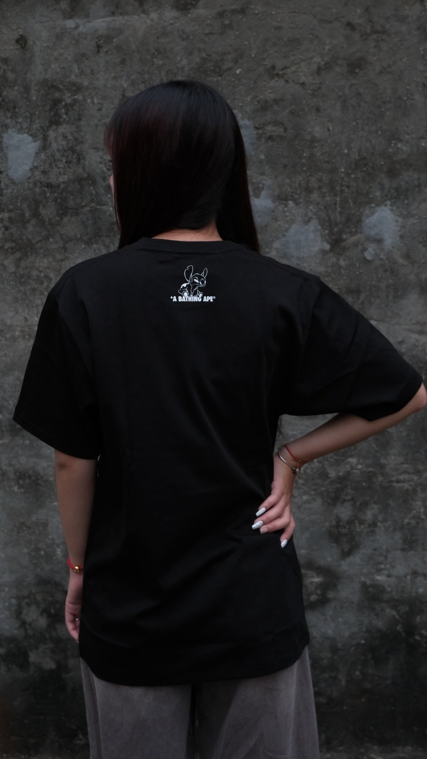 BAPE × STITCH 史迪奇 聯名 猿人小頭 短T  1M73110914