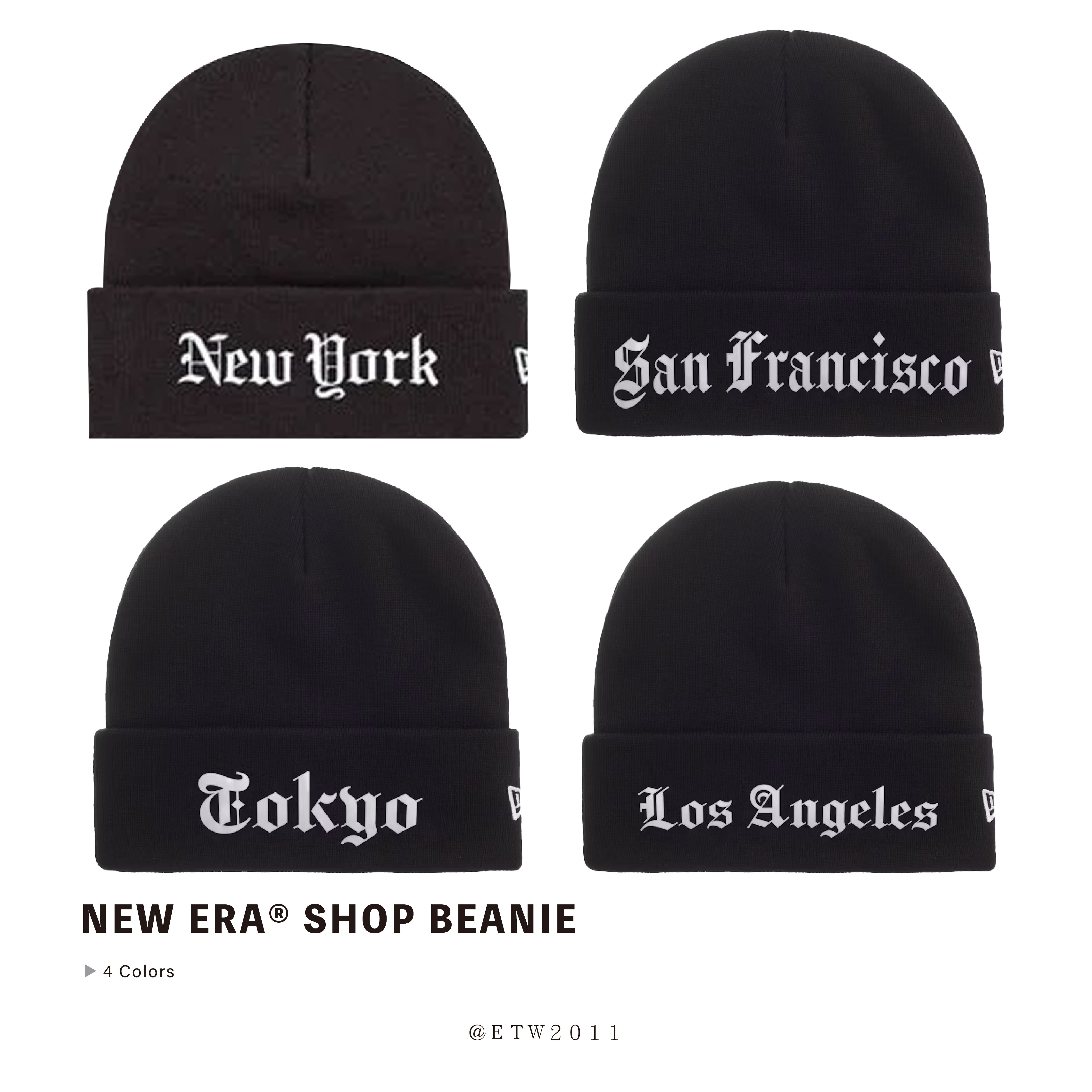 ☆ETW☆【EASY TO WEAR】SUPREME New Era® Shop Beanie 毛帽 城市限定 刺繡 秋冬
