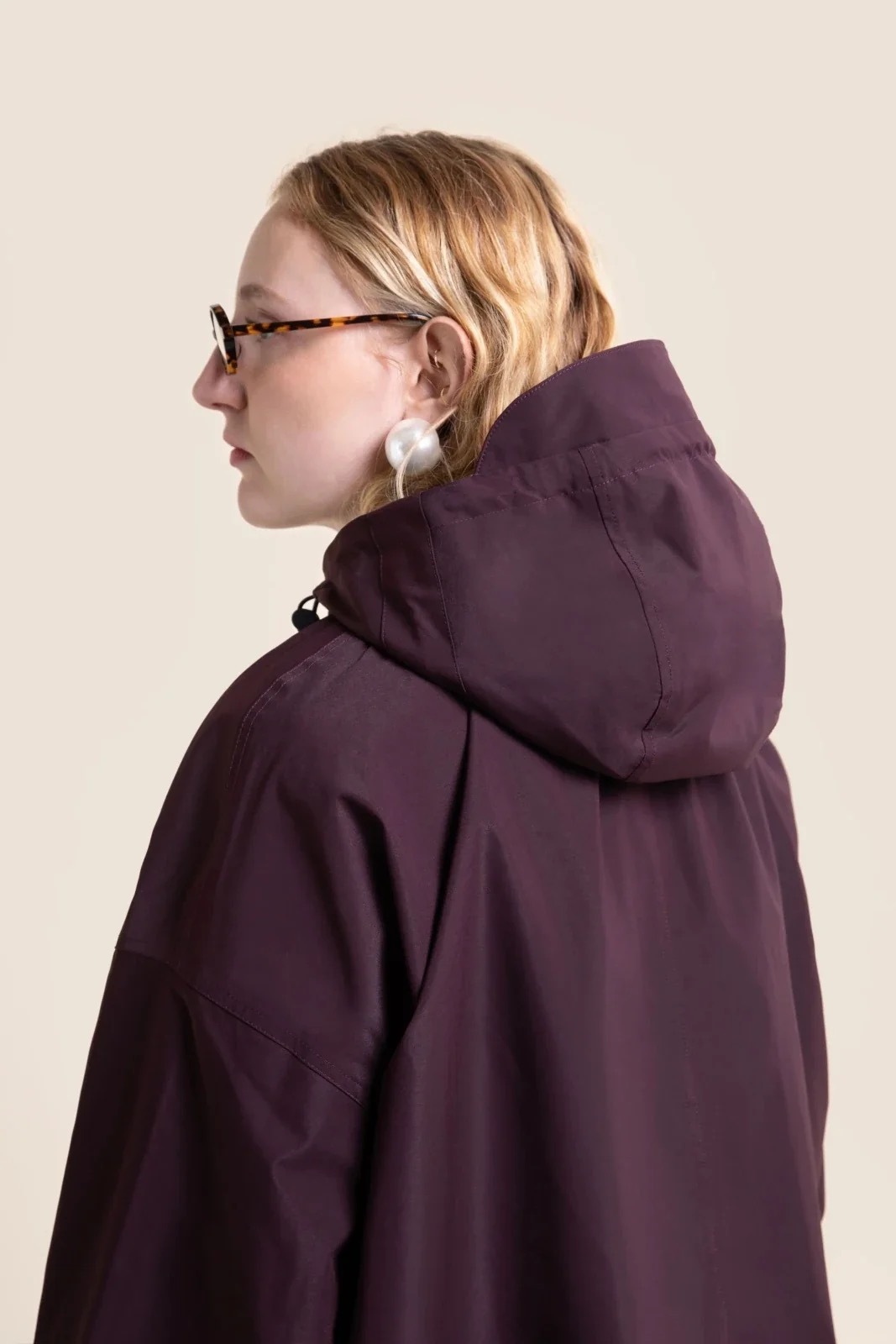 1FT1007-021 [FLOTTE] Garance 可拆式連帽防水外套 黑加侖 #26062 (EU)