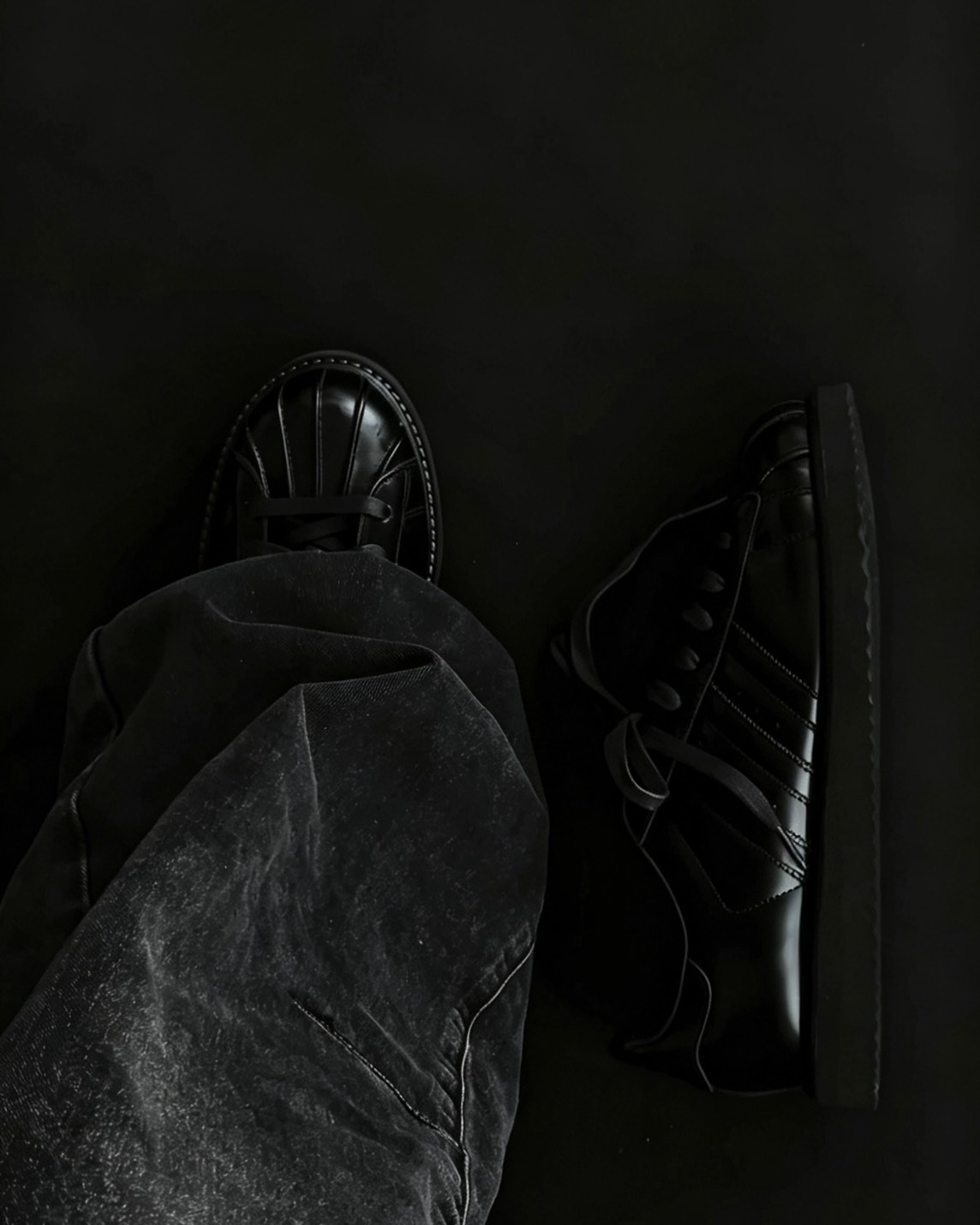 Adidas 愛迪達 Superstar Lux 復古 皮革 貝殼鞋 黑