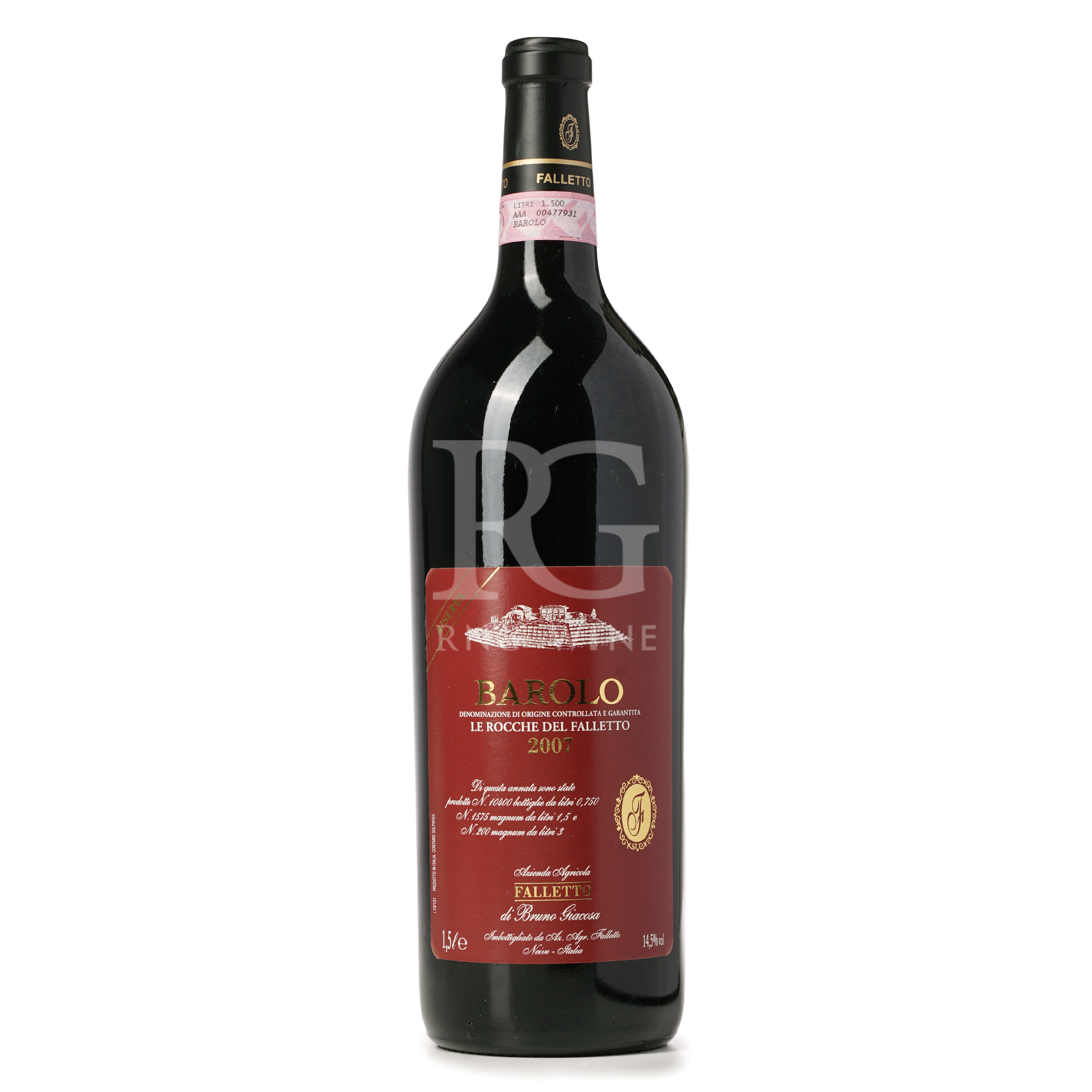 Bruno Giacosa Barolo Falletto Vigna Le Rocche Riserva 2007 (RP98) (1500ml)