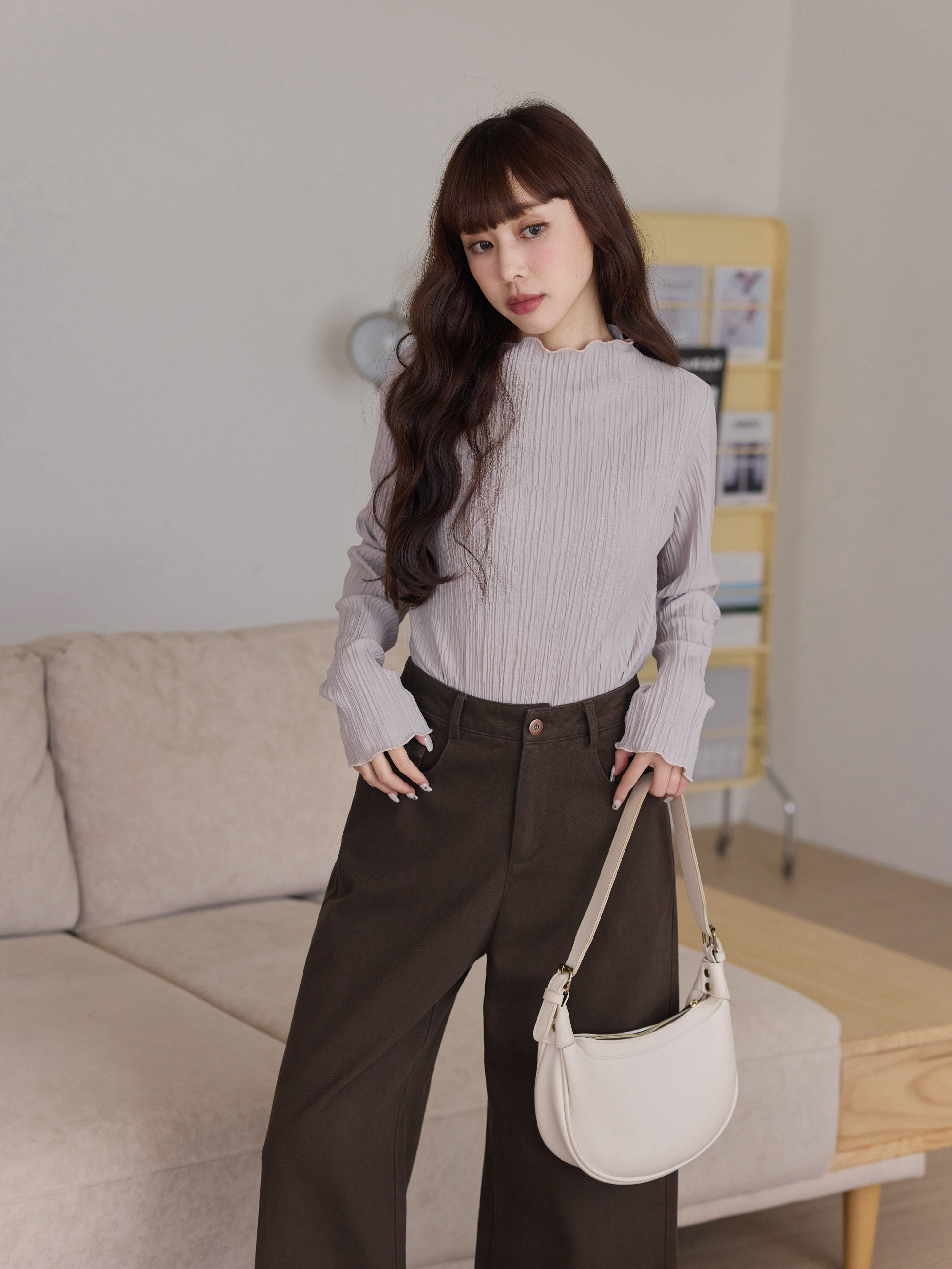 Delicate Skin-Friendly Lettuce Edge Top