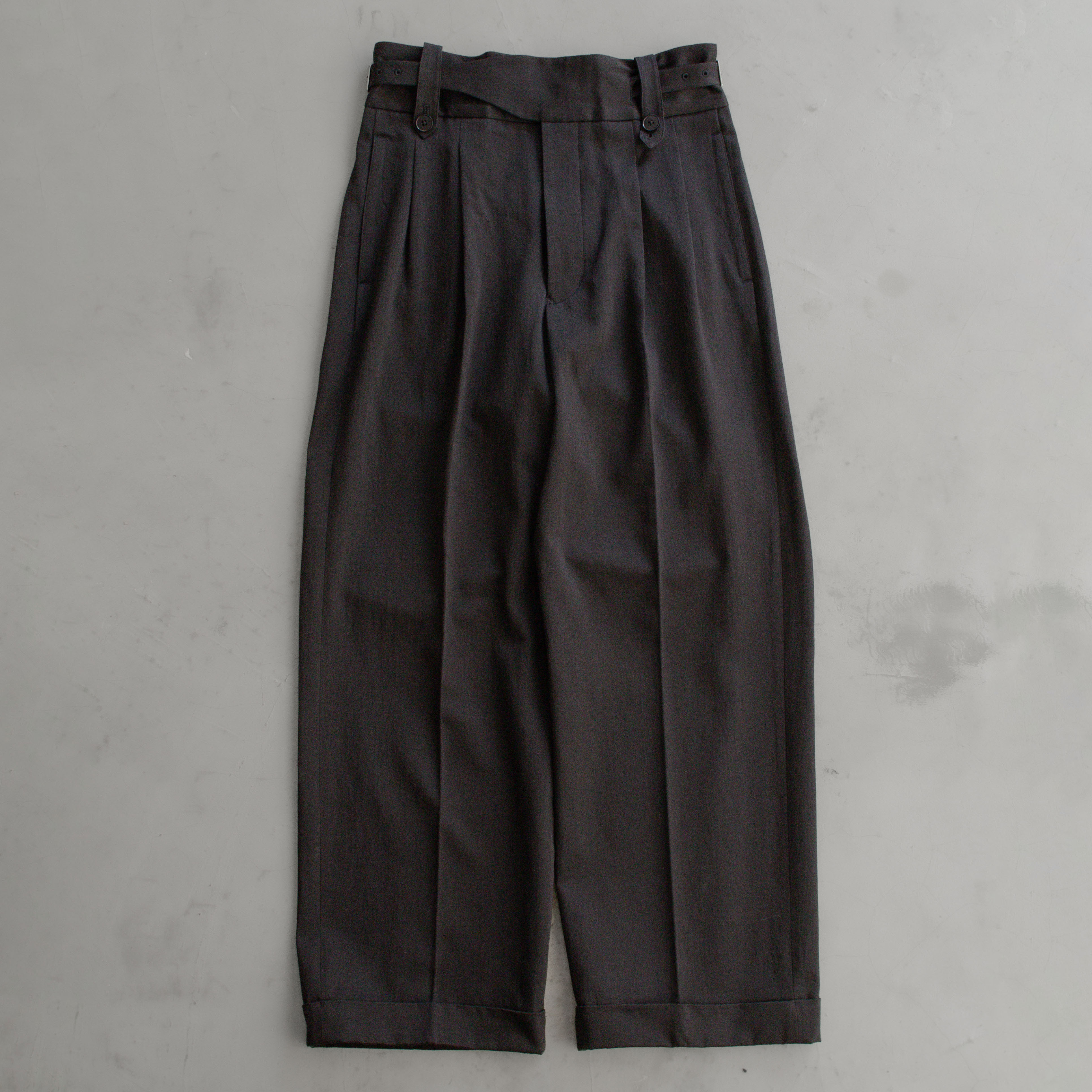 HAVERSACK  COTTON SATEEN WIDE GURKHA PANTS  廓爾卡 寬版 長褲