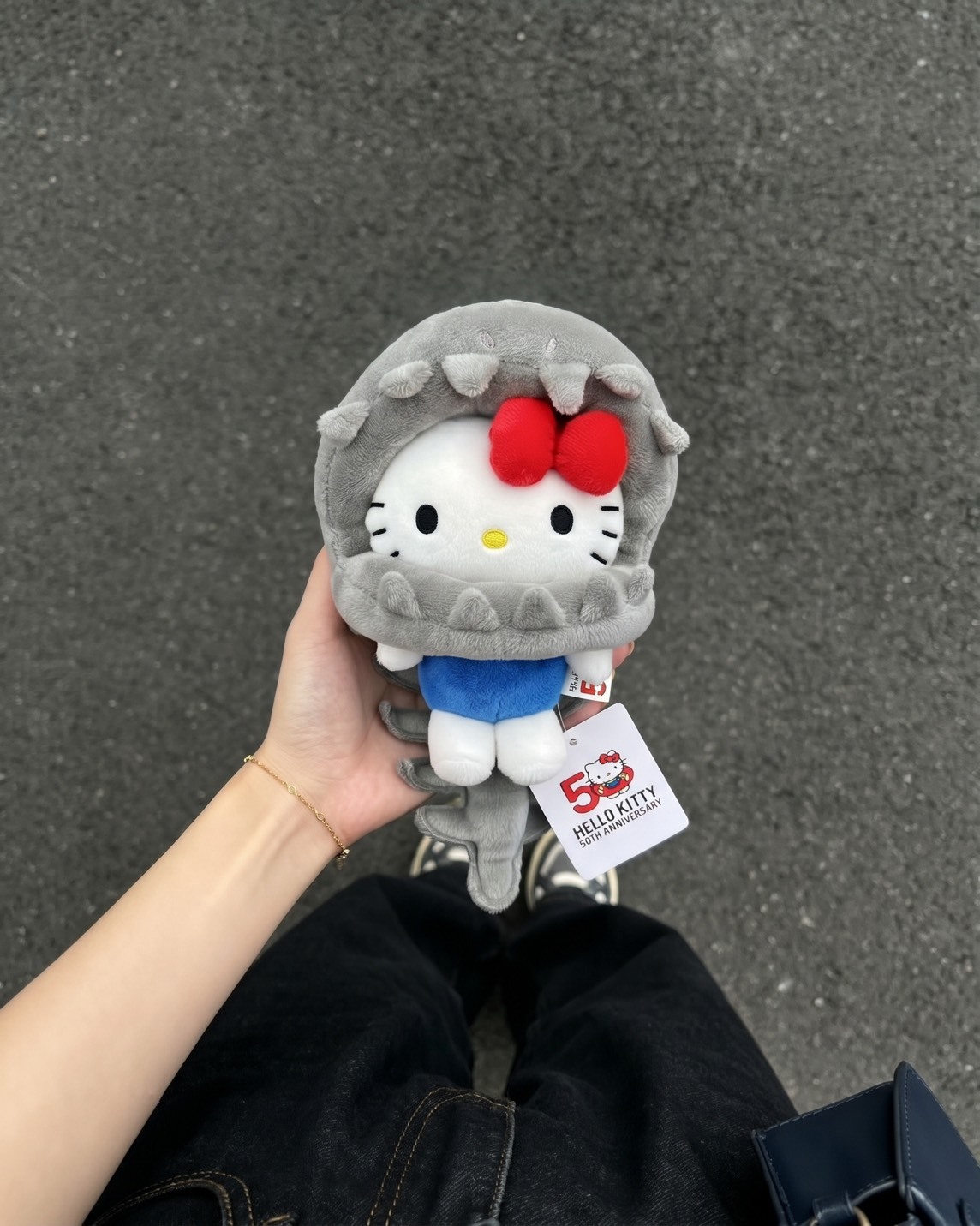 正版授權 Sanrio x E-Strong 三麗鷗 恐龍 可拆 毛絨 吊飾 七款