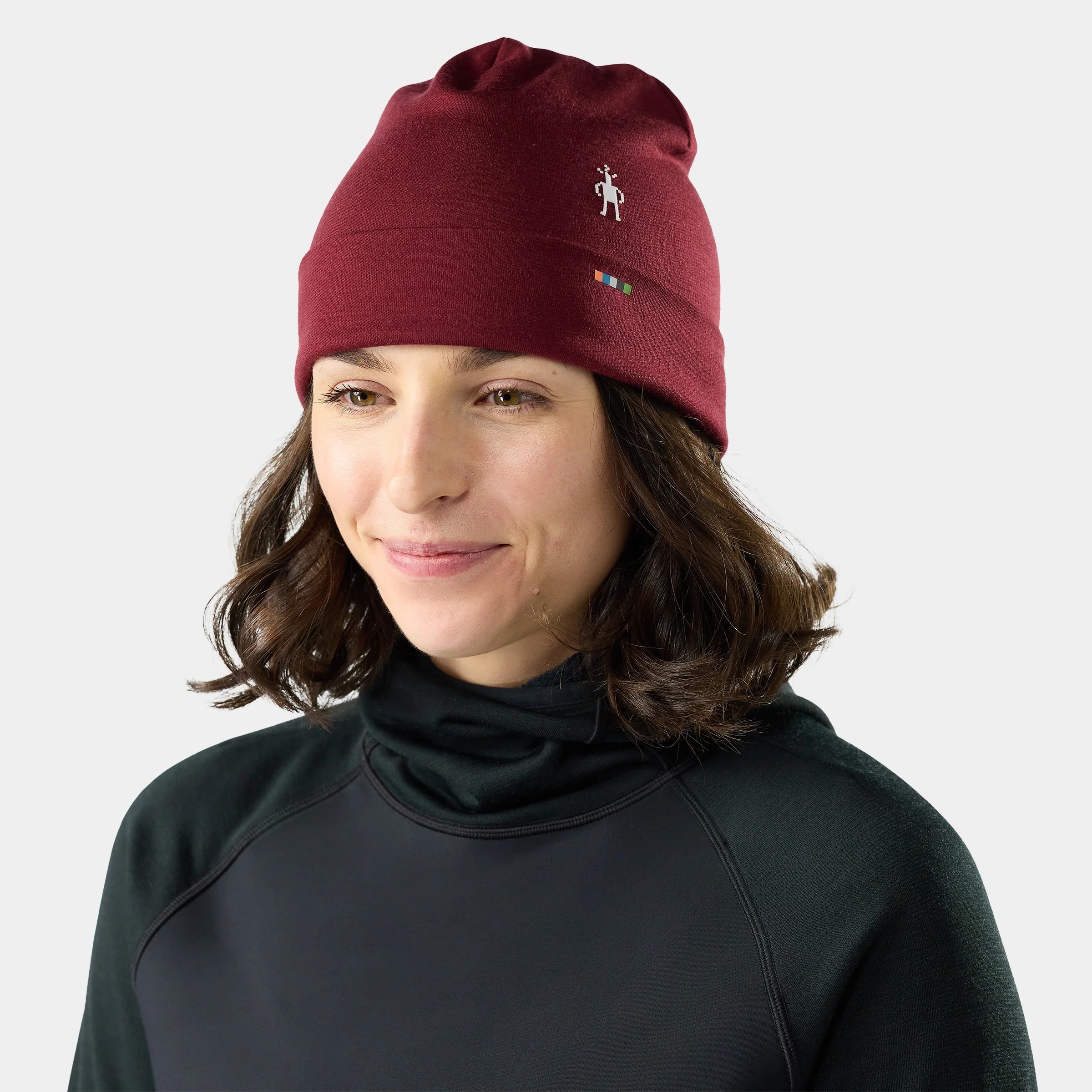 Smartwool Thermal 美麗諾羊毛毛帽 雙面可戴保暖帽 SW0SW956 櫻桃紅 [HappyOutdoor]