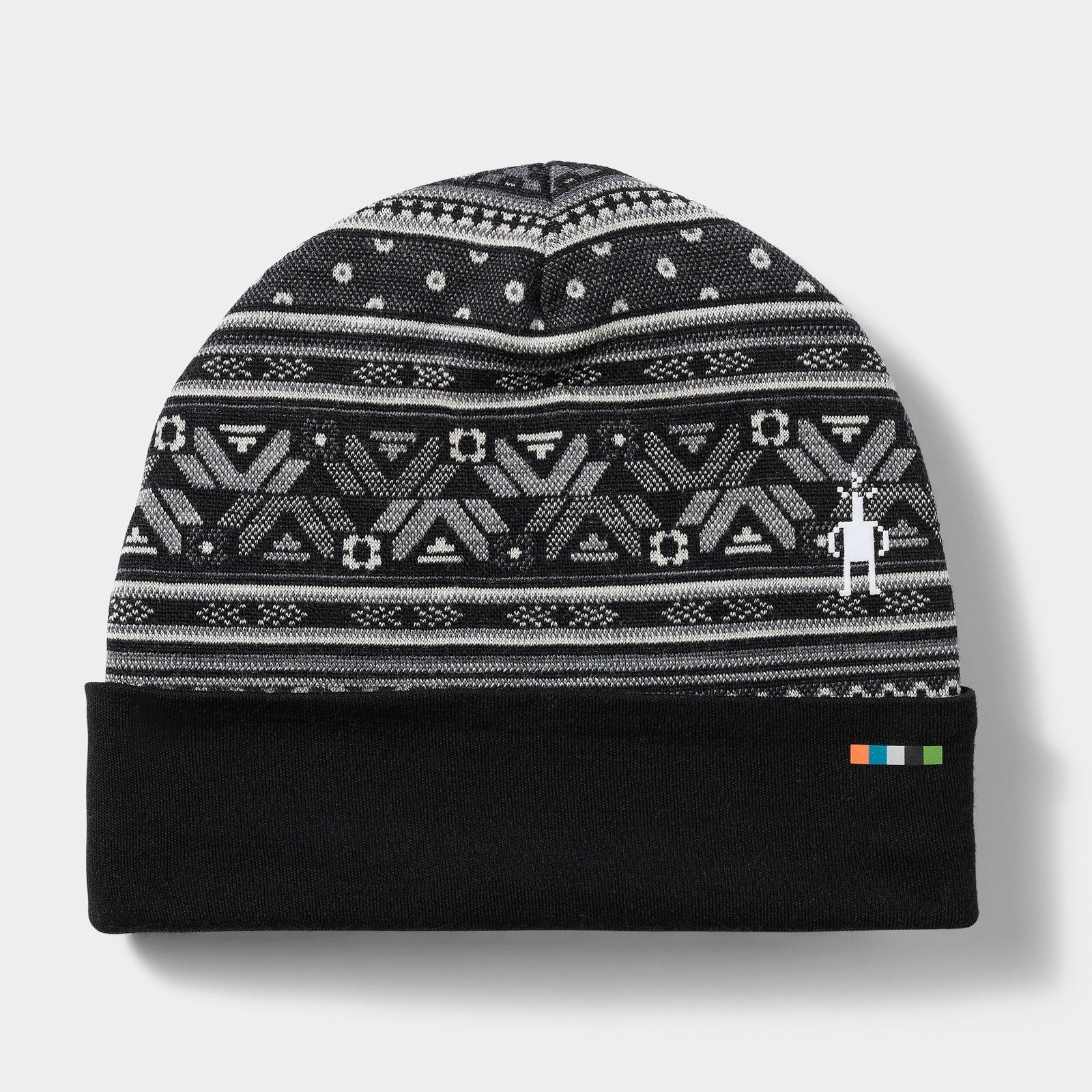 Smartwool Thermal 美麗諾羊毛毛帽 雙面可戴保暖帽 SW0SW956 圖騰黑 [HappyOutdoor]